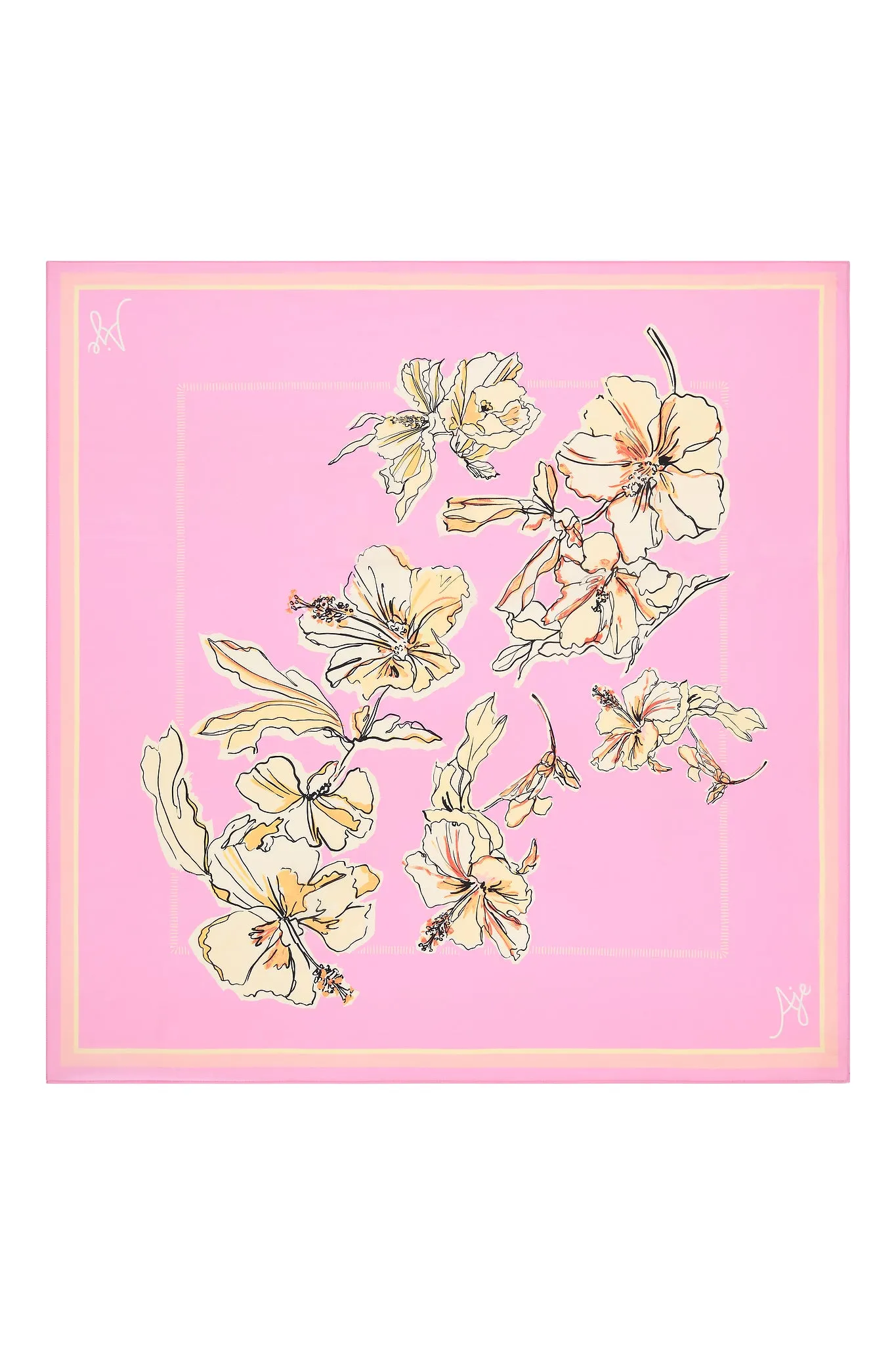 Flourish Silk Scarf sold by Aje product image thumbnail 2