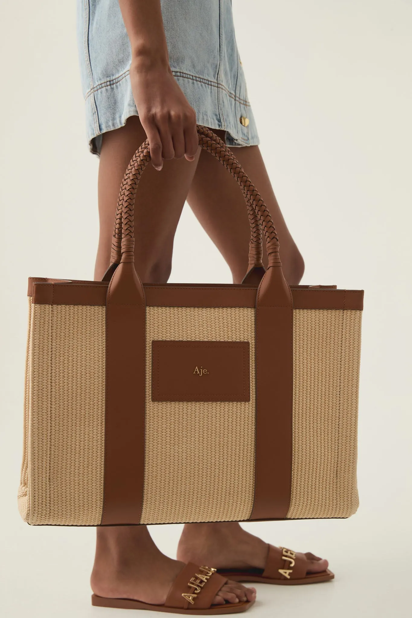 Ellora Woven Tote sold by Aje product image thumbnail 3