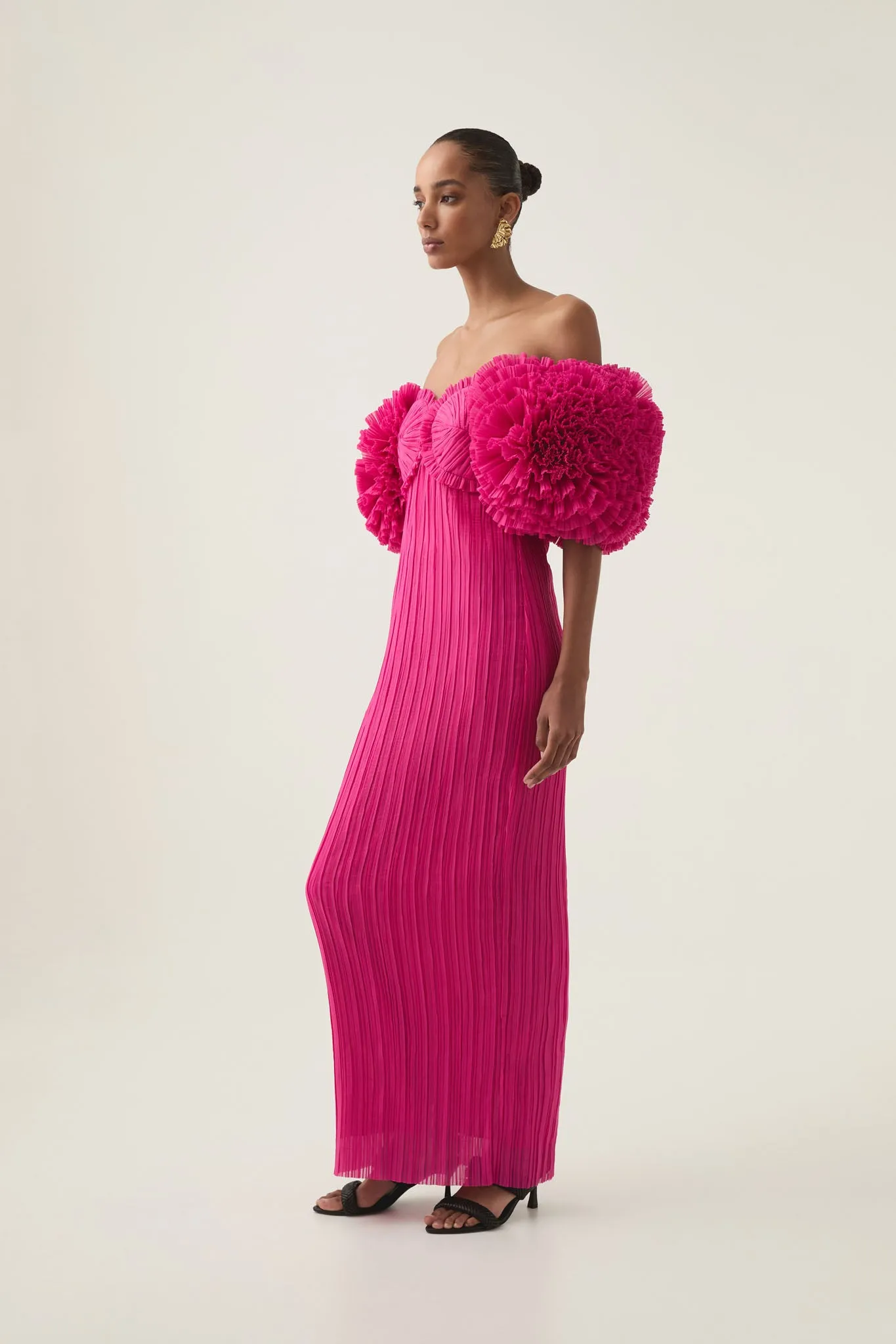 Crystallise Pleated Gown sold by Aje product image thumbnail 4