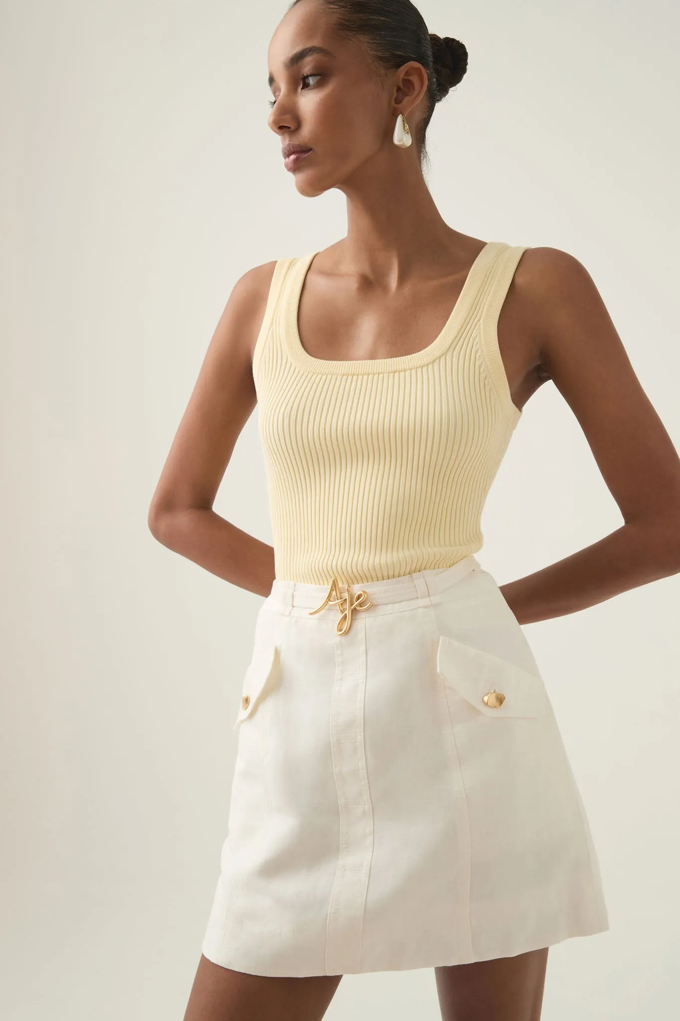 Christine Belted Mini Skirt sold by Aje product image thumbnail 3