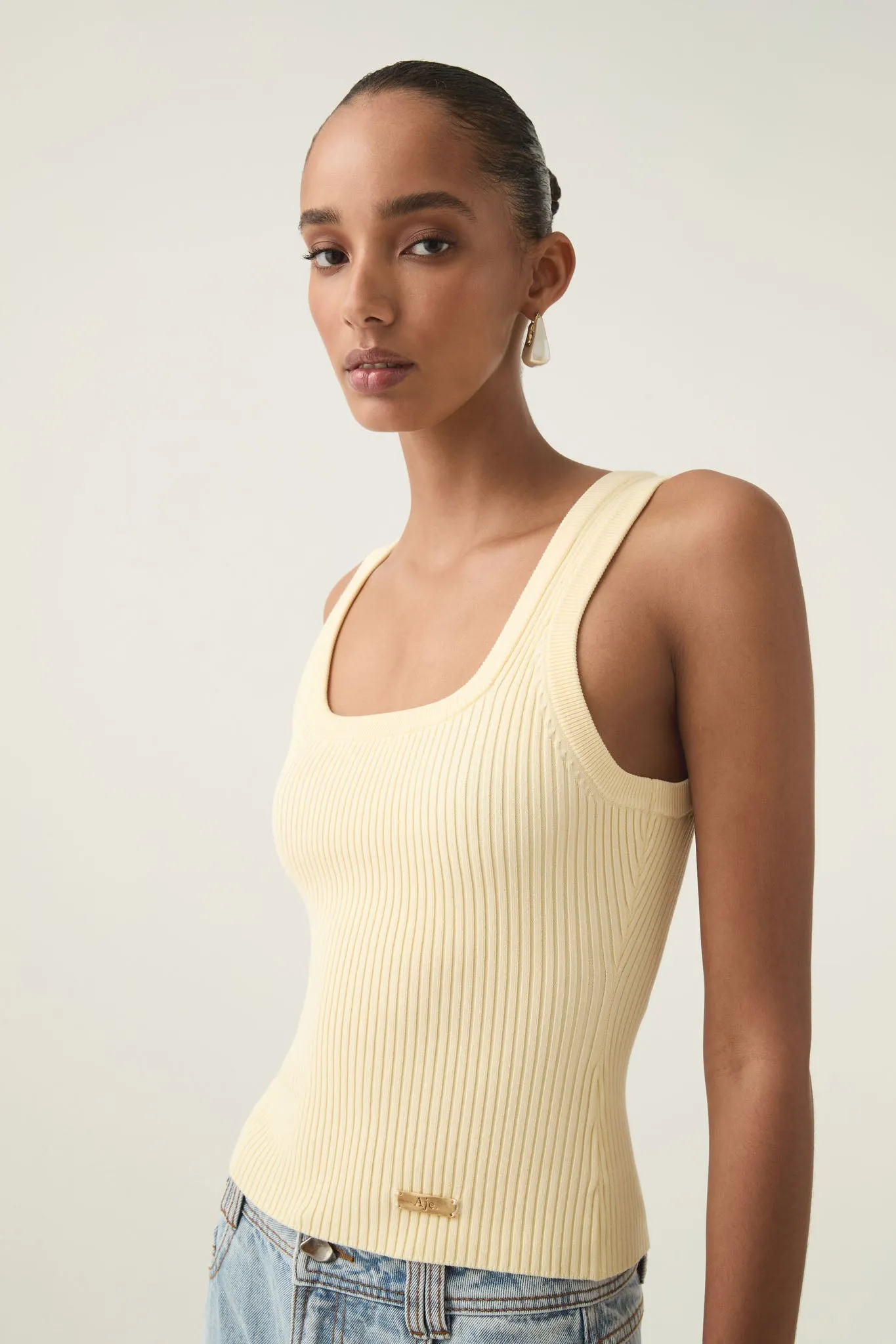 Bronte Knit Tank sold by Aje product image thumbnail 4