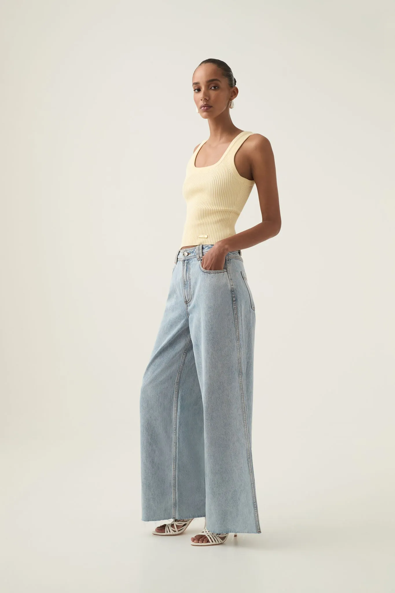 Bronte Knit Tank sold by Aje product image thumbnail 3