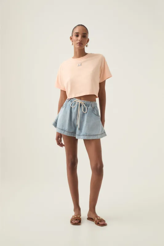 Beam Embroidered Logo Tee sold by Aje