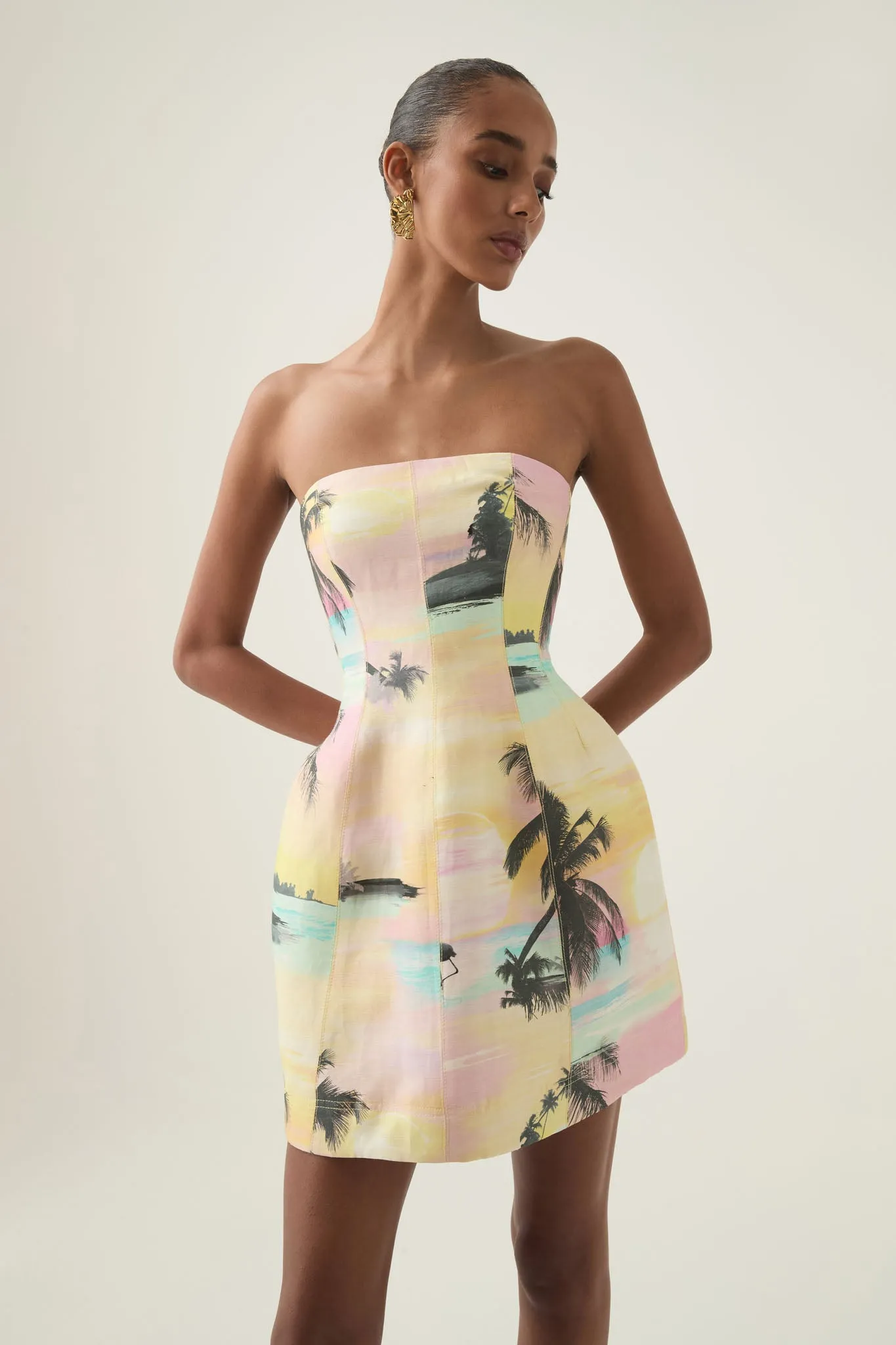 Baret Strapless Mini Dress sold by Aje product image thumbnail 4