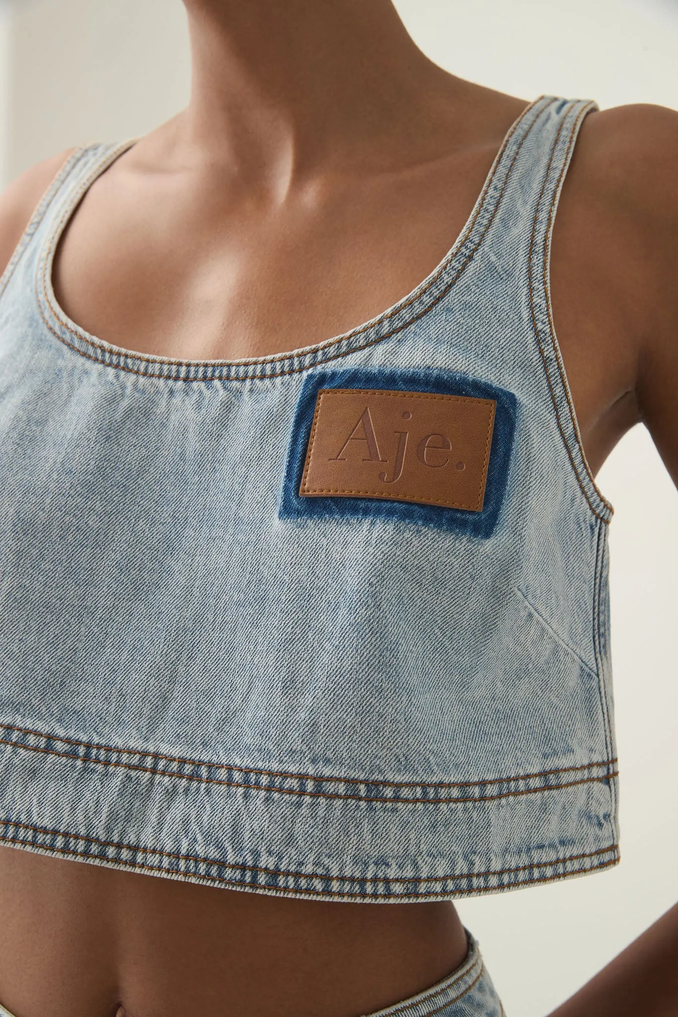 Aura Denim Top sold by Aje product image thumbnail 4
