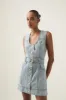 Aura Denim Mini Dress sold by Aje