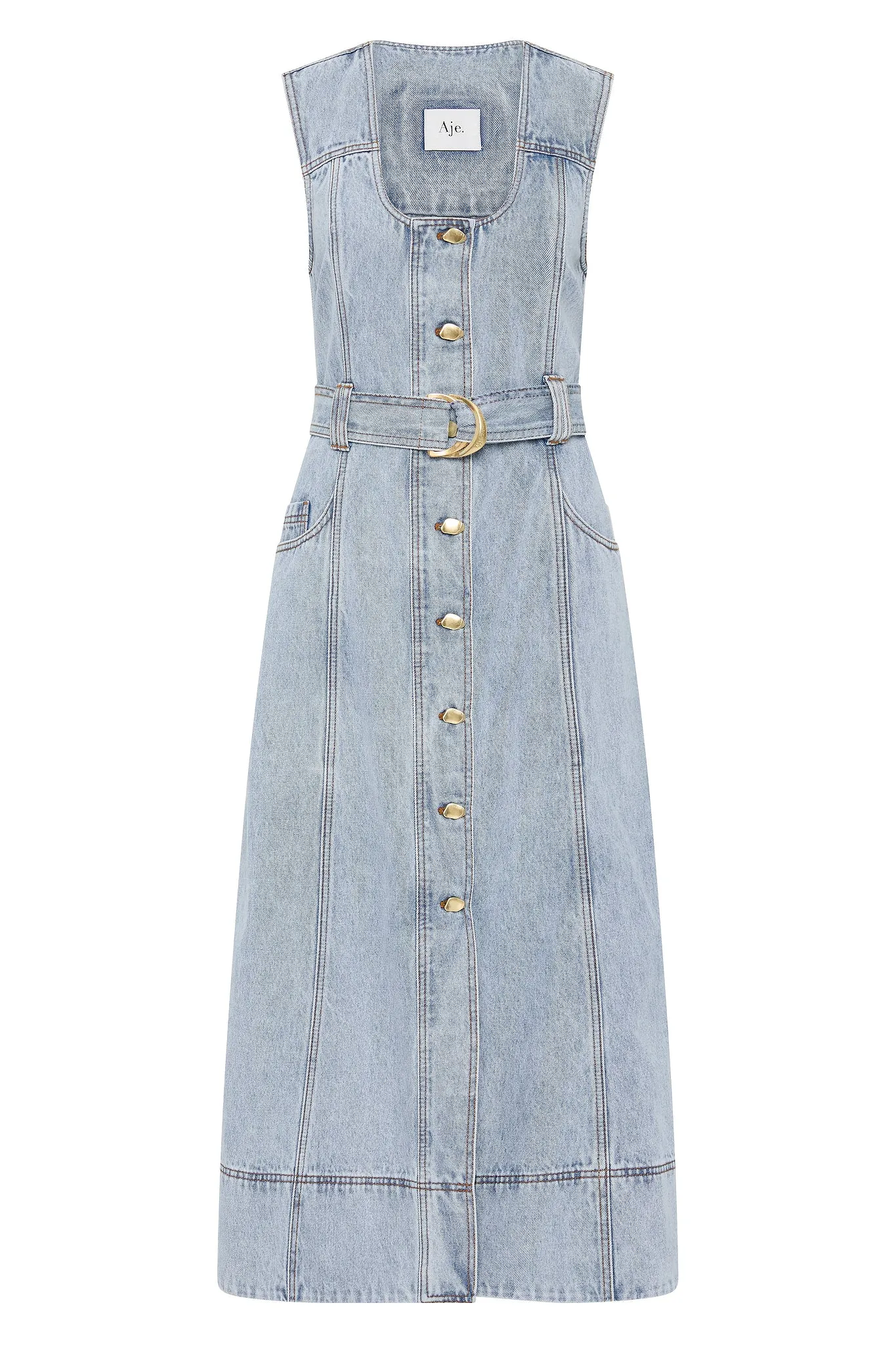 Aura Denim Midi Dress sold by Aje product image thumbnail 2