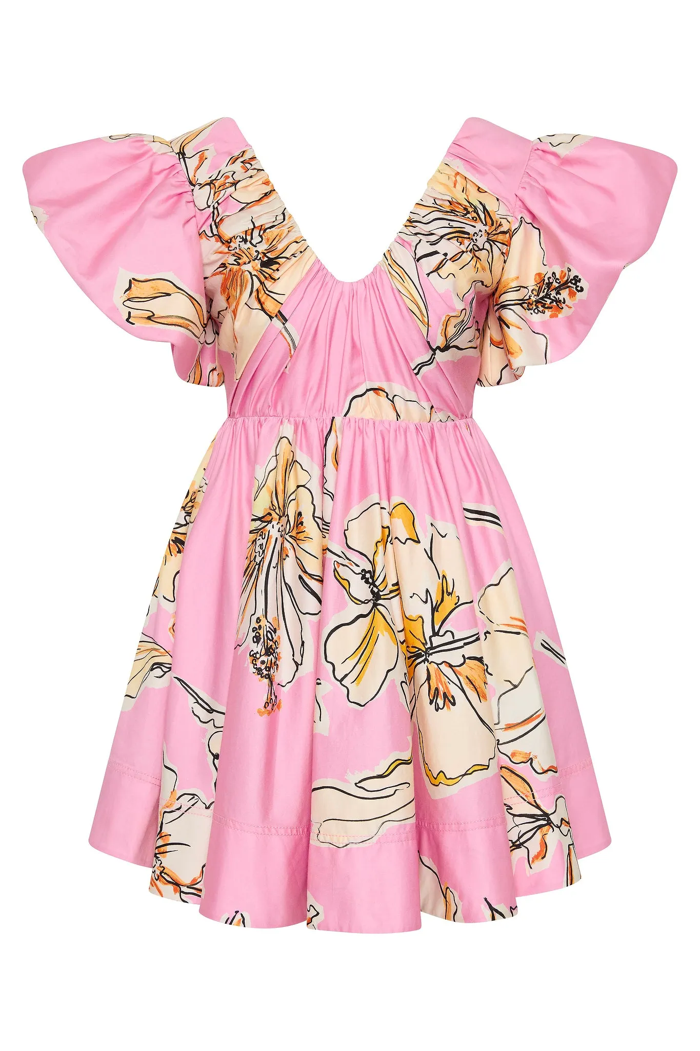 Gretta Bow Back Mini Dress sold by Aje product image thumbnail 2