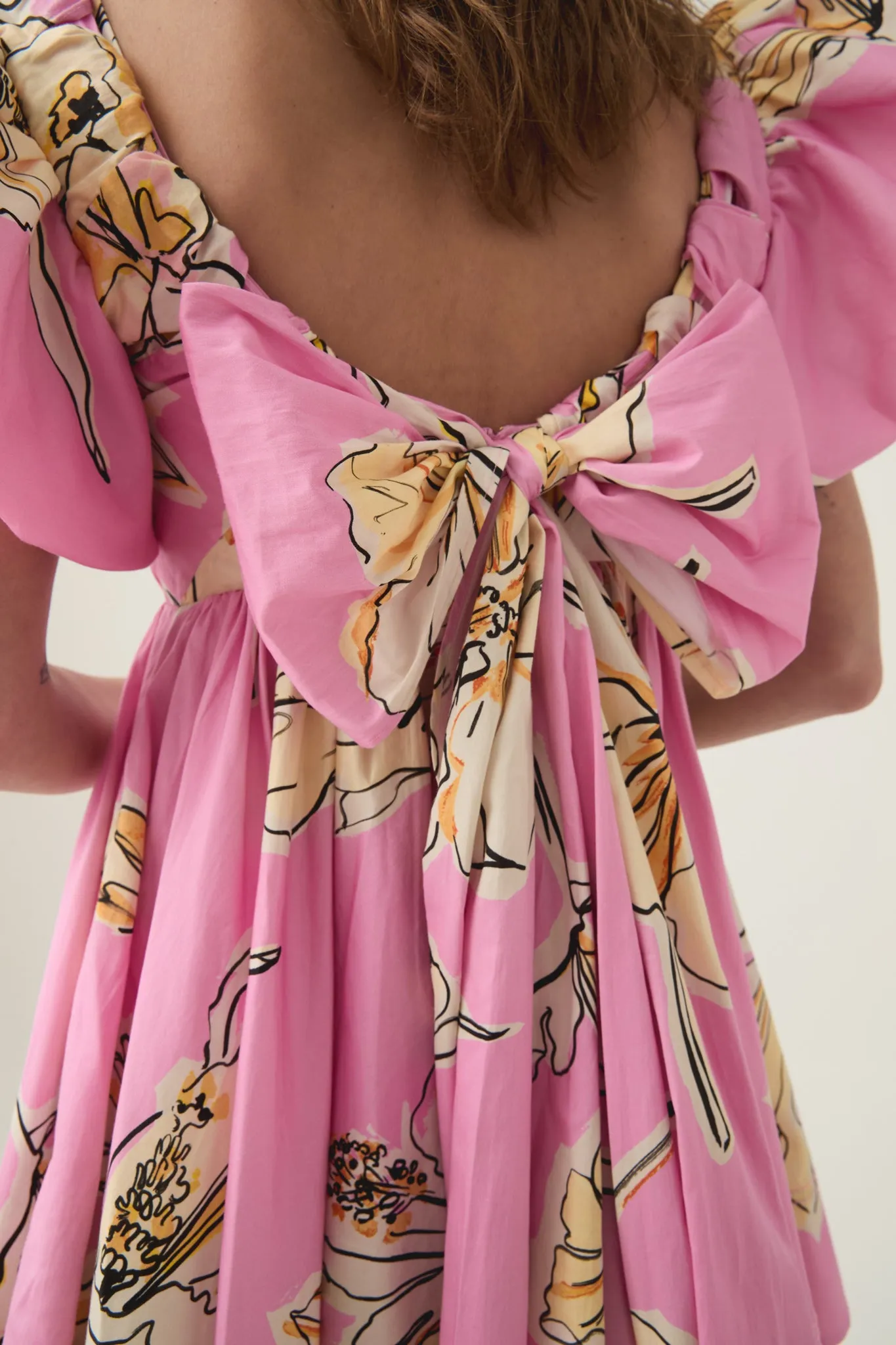 Gretta Bow Back Mini Dress sold by Aje product image thumbnail 4