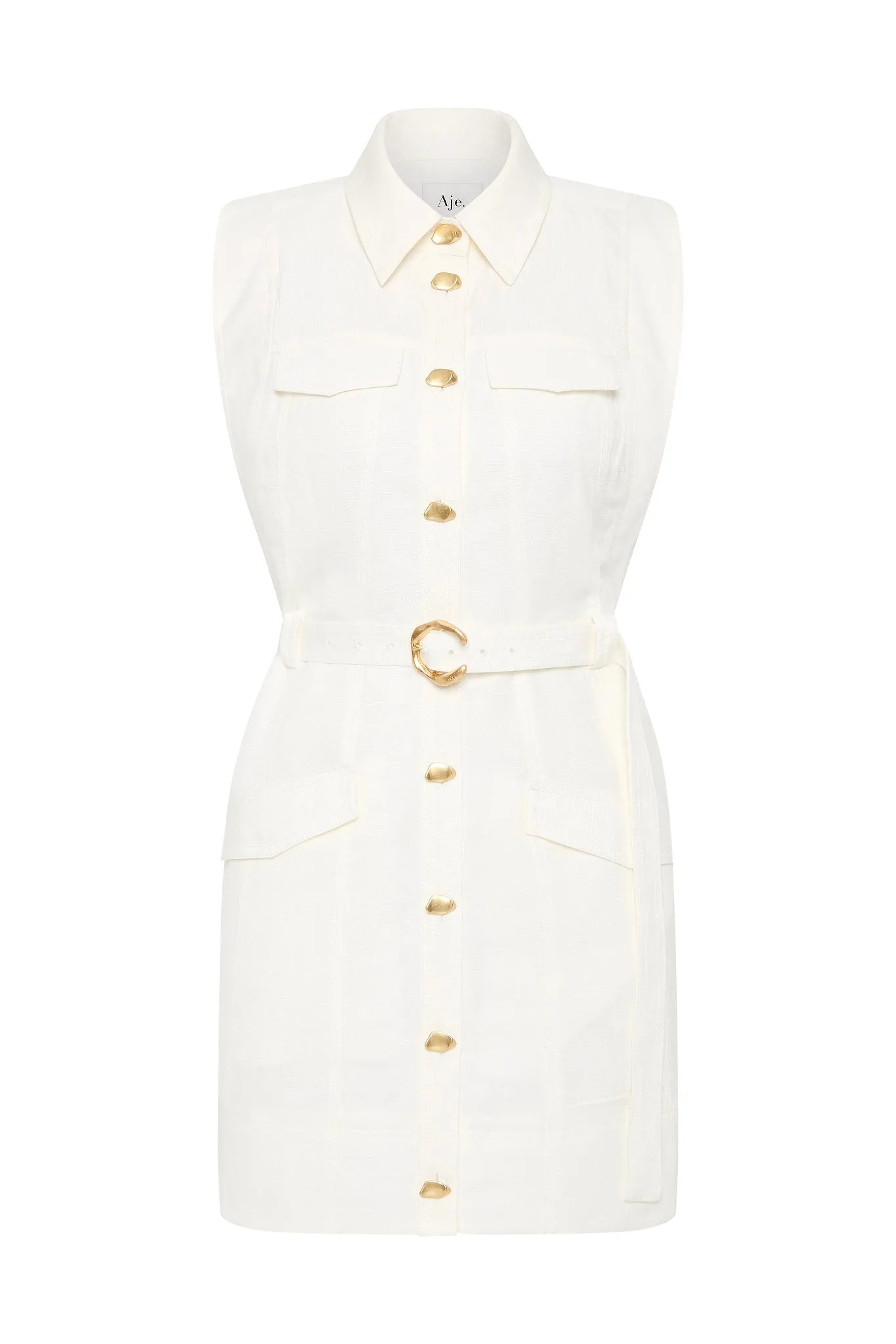 Dulcet Logo Mini Dress sold by Aje product image thumbnail 2