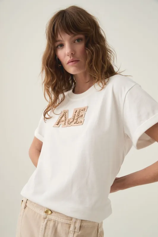 Devotion Braided Logo Tee sold by Aje