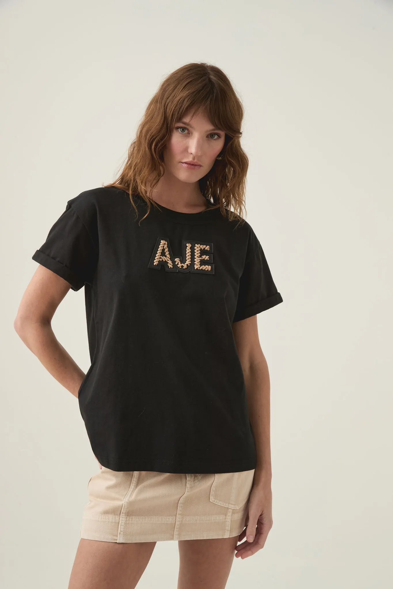 Devotion Braided Logo Tee sold by Aje product image thumbnail 5