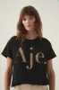 Bask Embellished Logo Tee sold by Aje