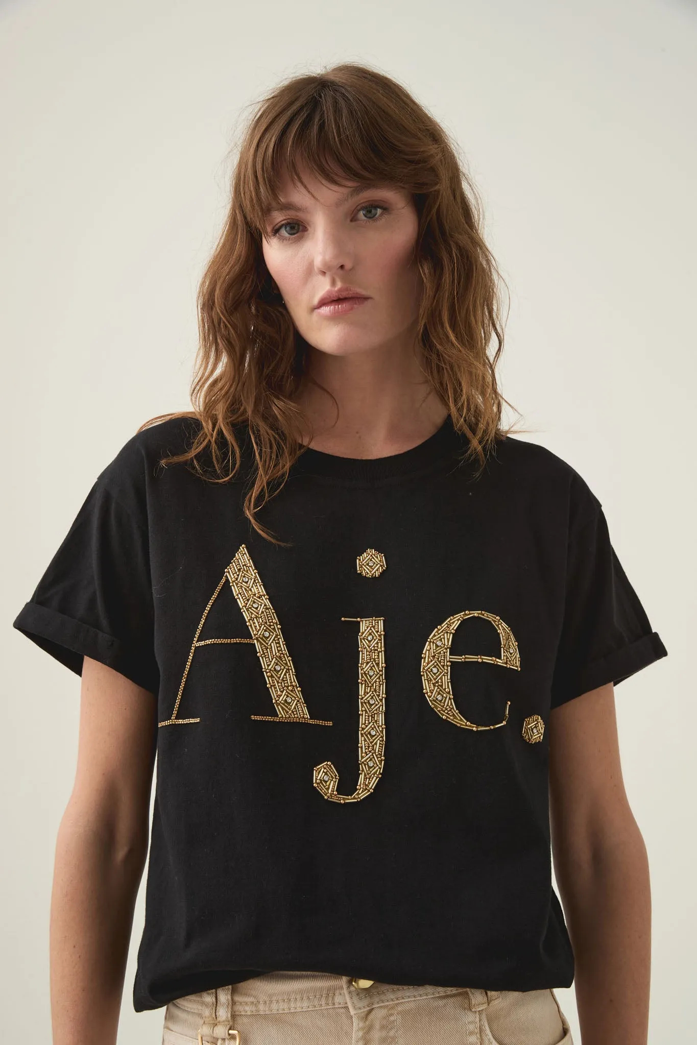 Bask Embellished Logo Tee sold by Aje product image thumbnail 3