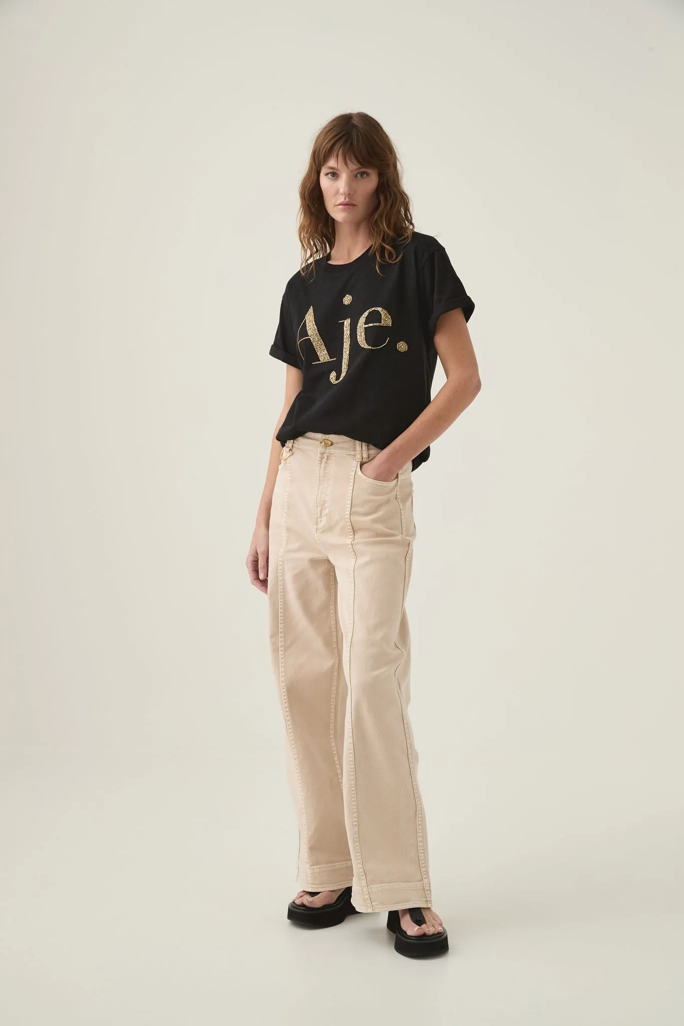 Bask Embellished Logo Tee sold by Aje product image thumbnail 4