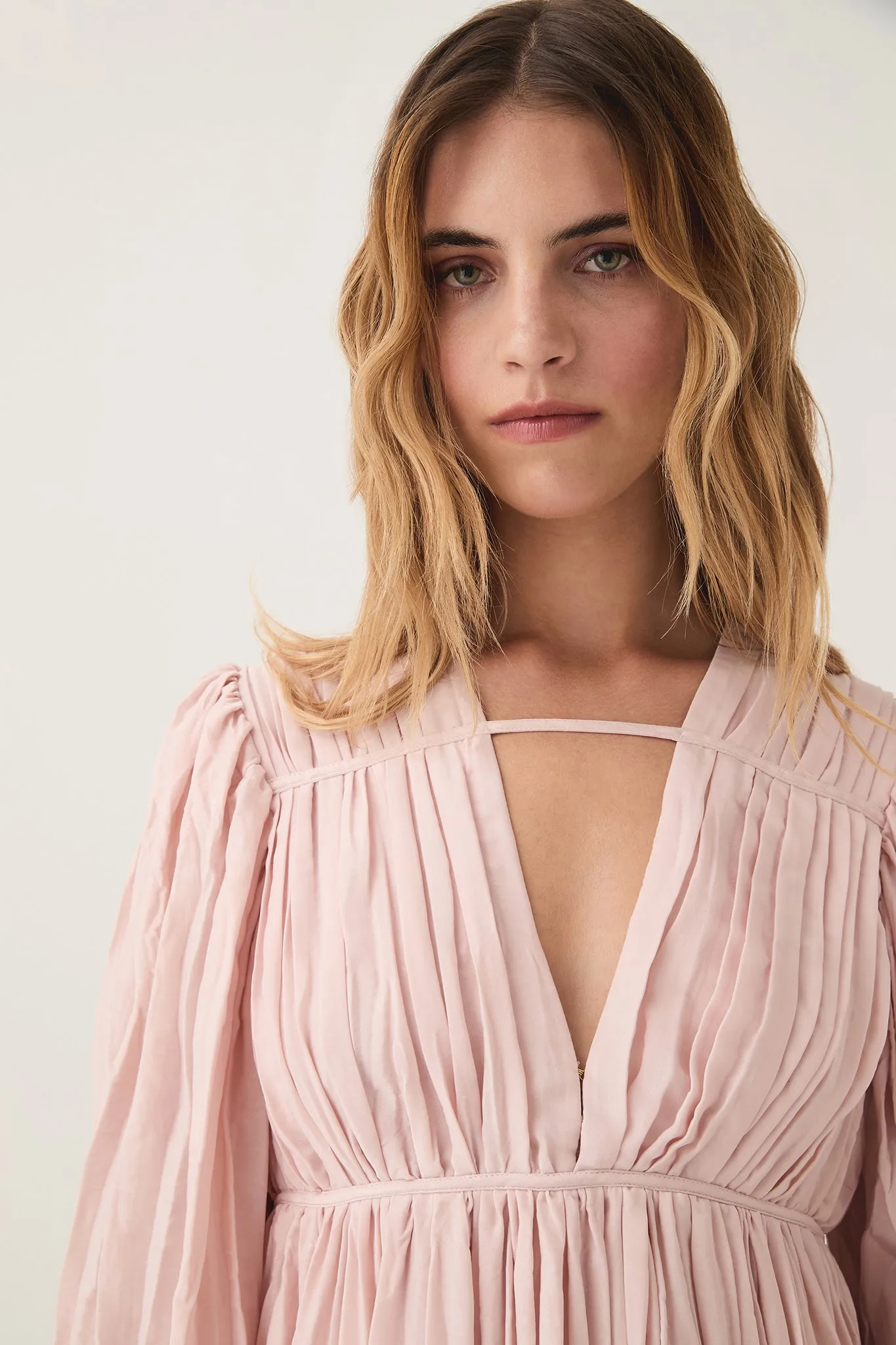 Catalyst Pleated Midi Dress sold by Aje product image thumbnail 4