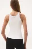 Logo Strap Ribbed Tank 142 sold by Aje