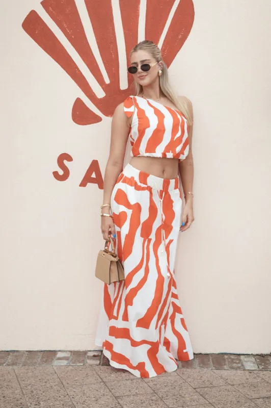 Airlie Maxi Skirt sold by Aje