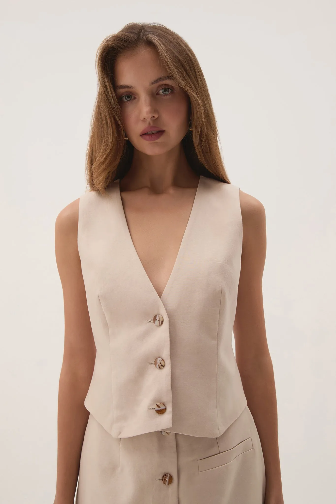 Lucine Tailored Vest sold by Aje product image thumbnail 5