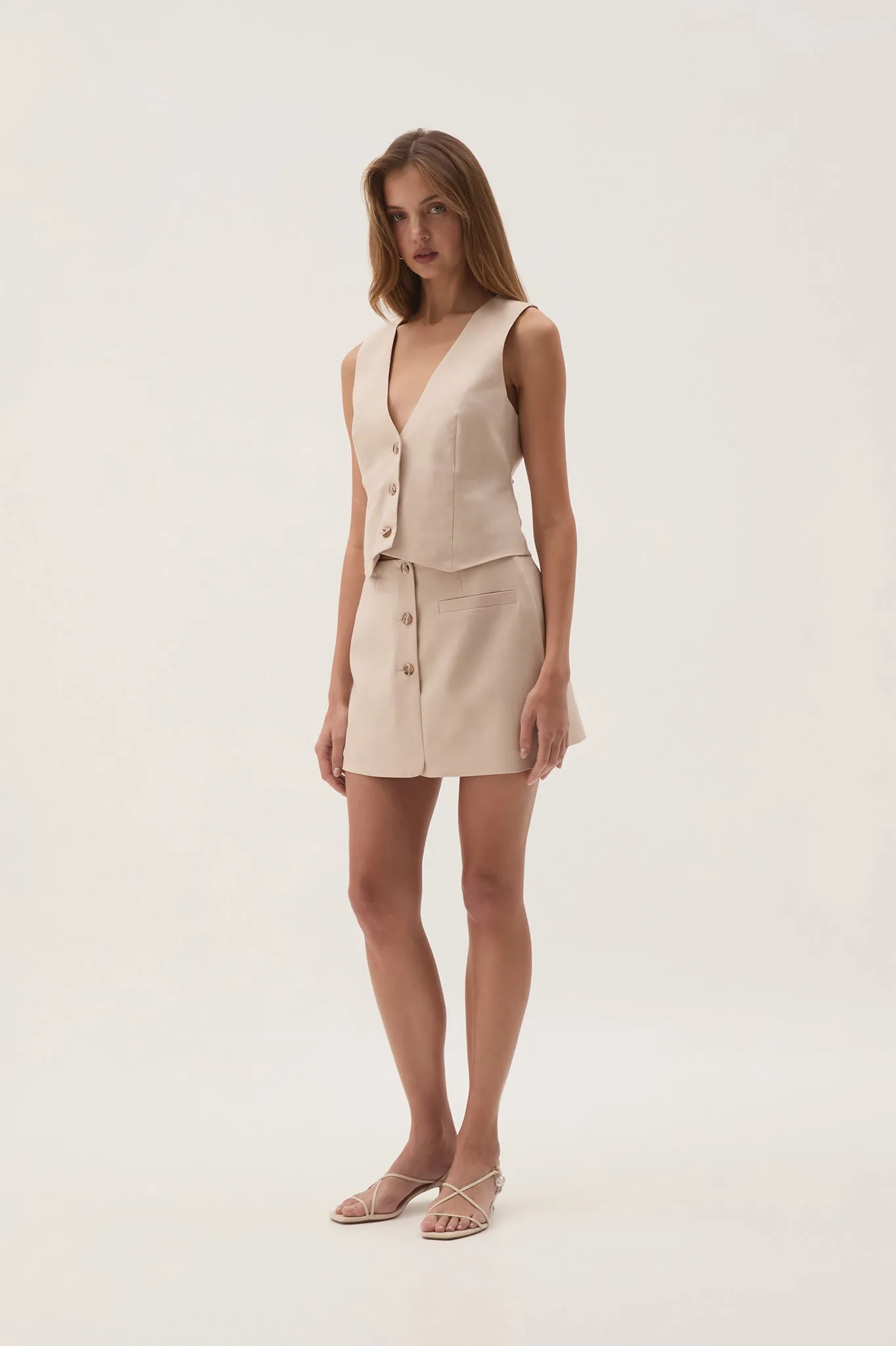 Lucine Tailored Mini Skirt sold by Aje product image thumbnail 5
