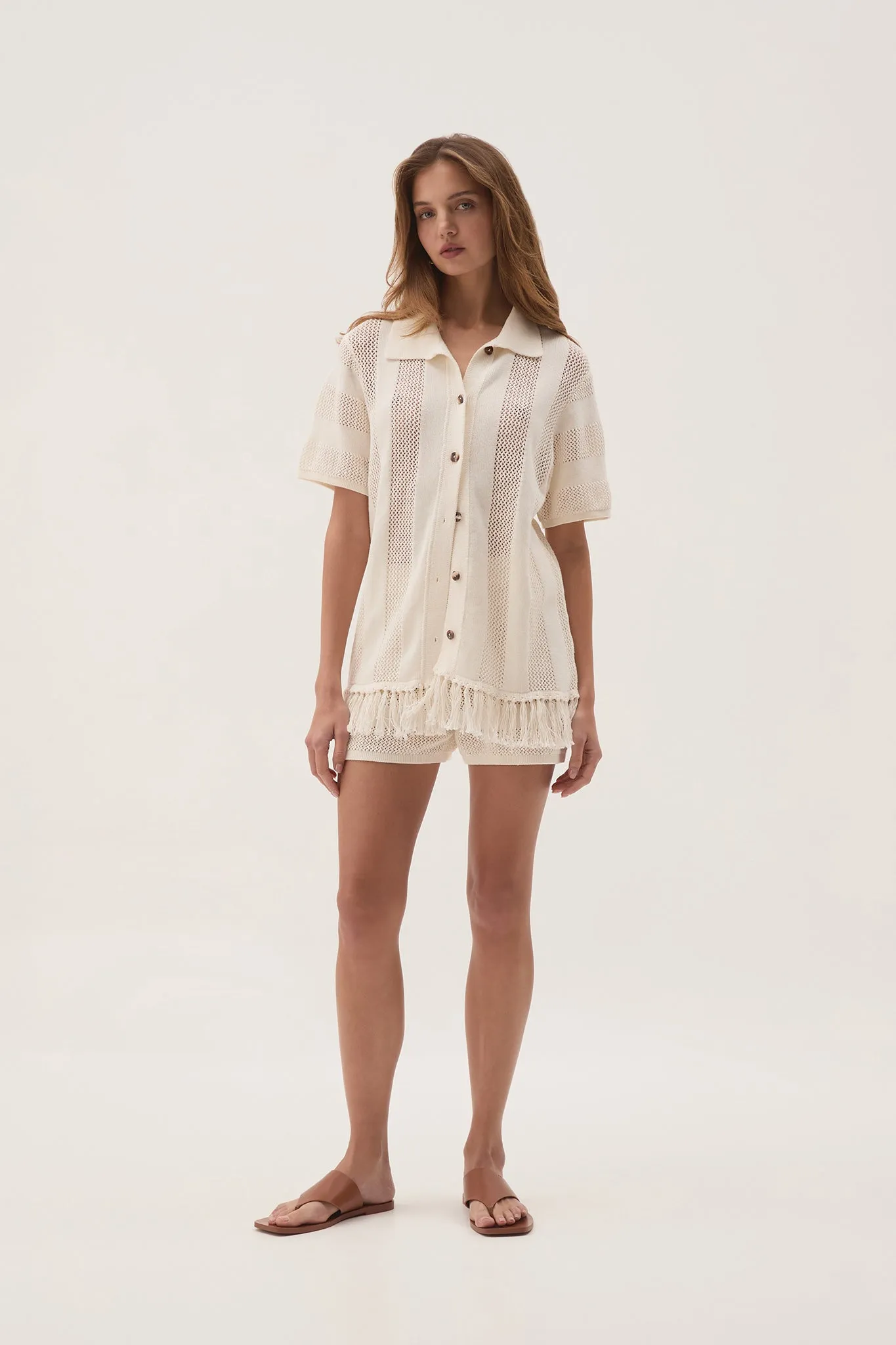 Bather Knit Shirt sold by Aje product image thumbnail 3