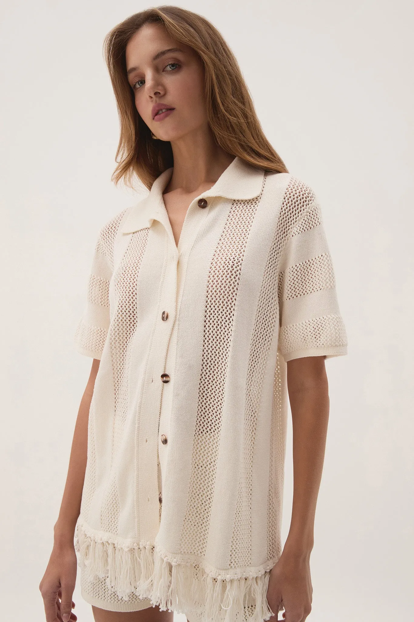 Bather Knit Shirt sold by Aje product image thumbnail 4