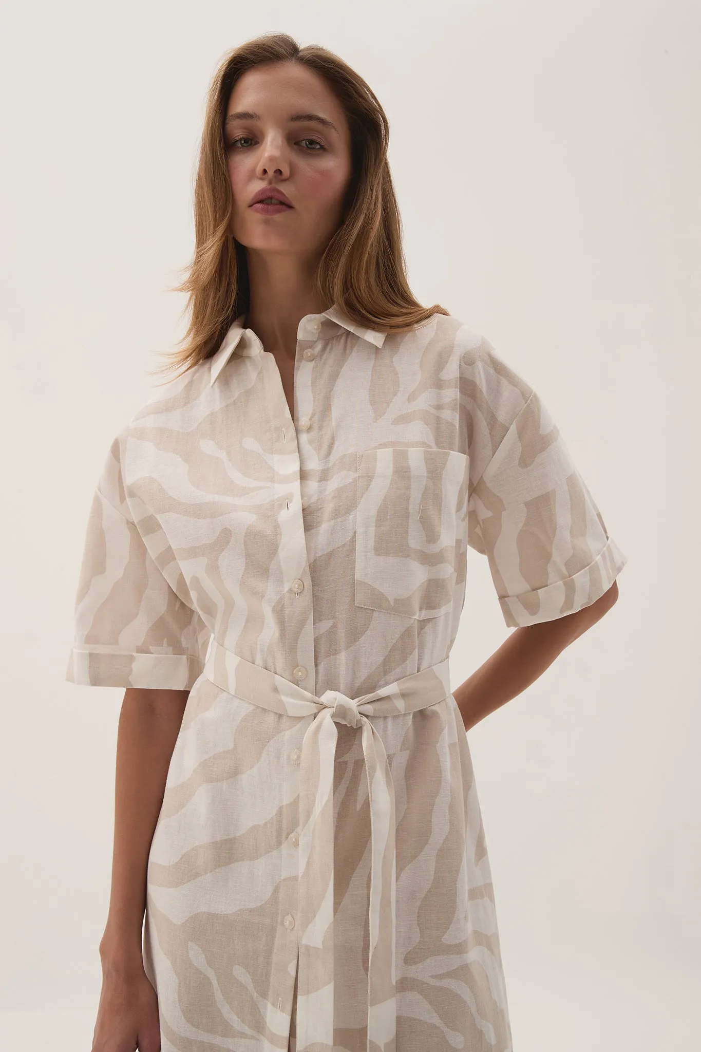 Airlie Relaxed Shirt Dress sold by Aje product image thumbnail 4