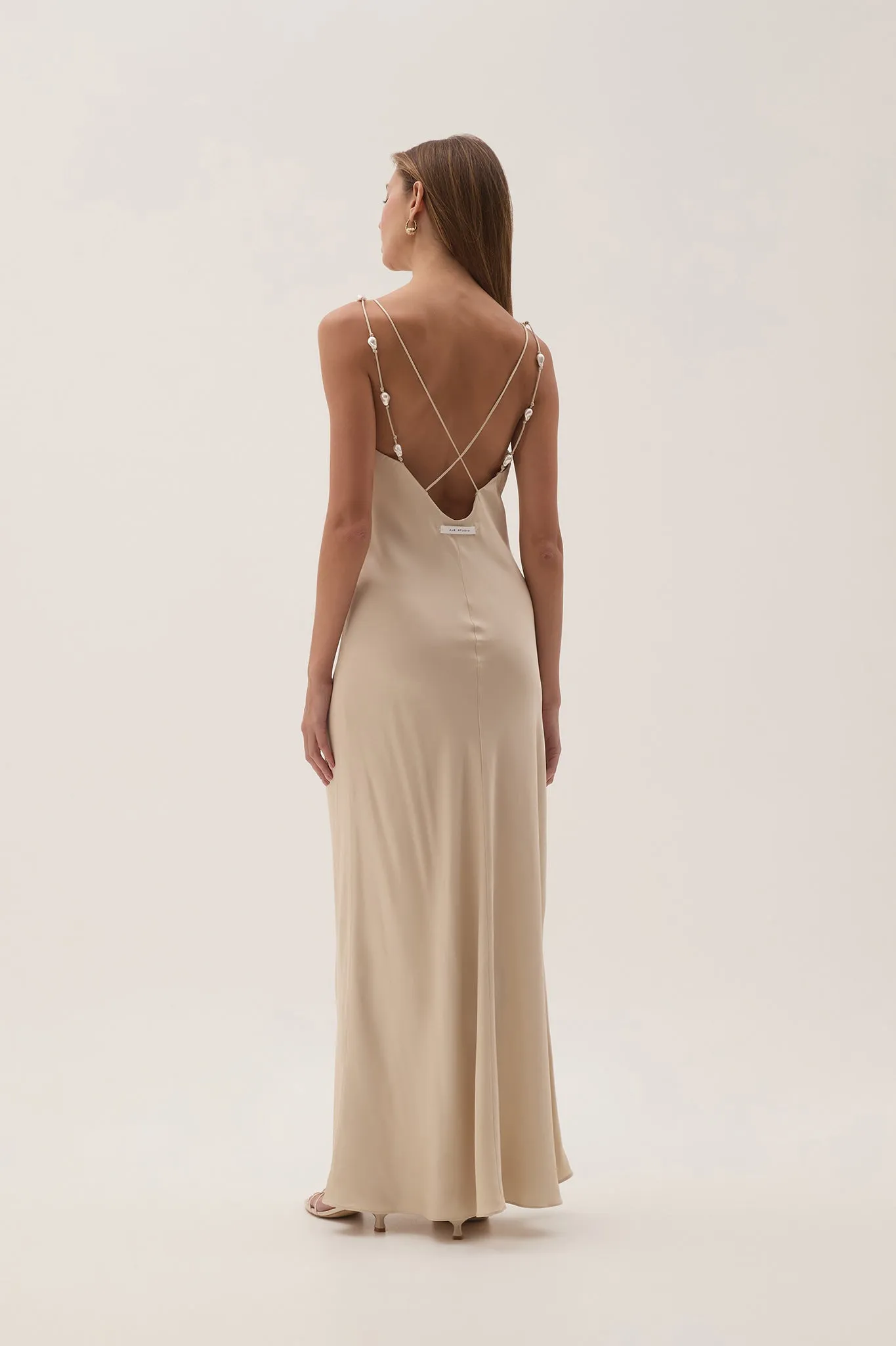 Agate Crossback Midi Dress sold by Aje