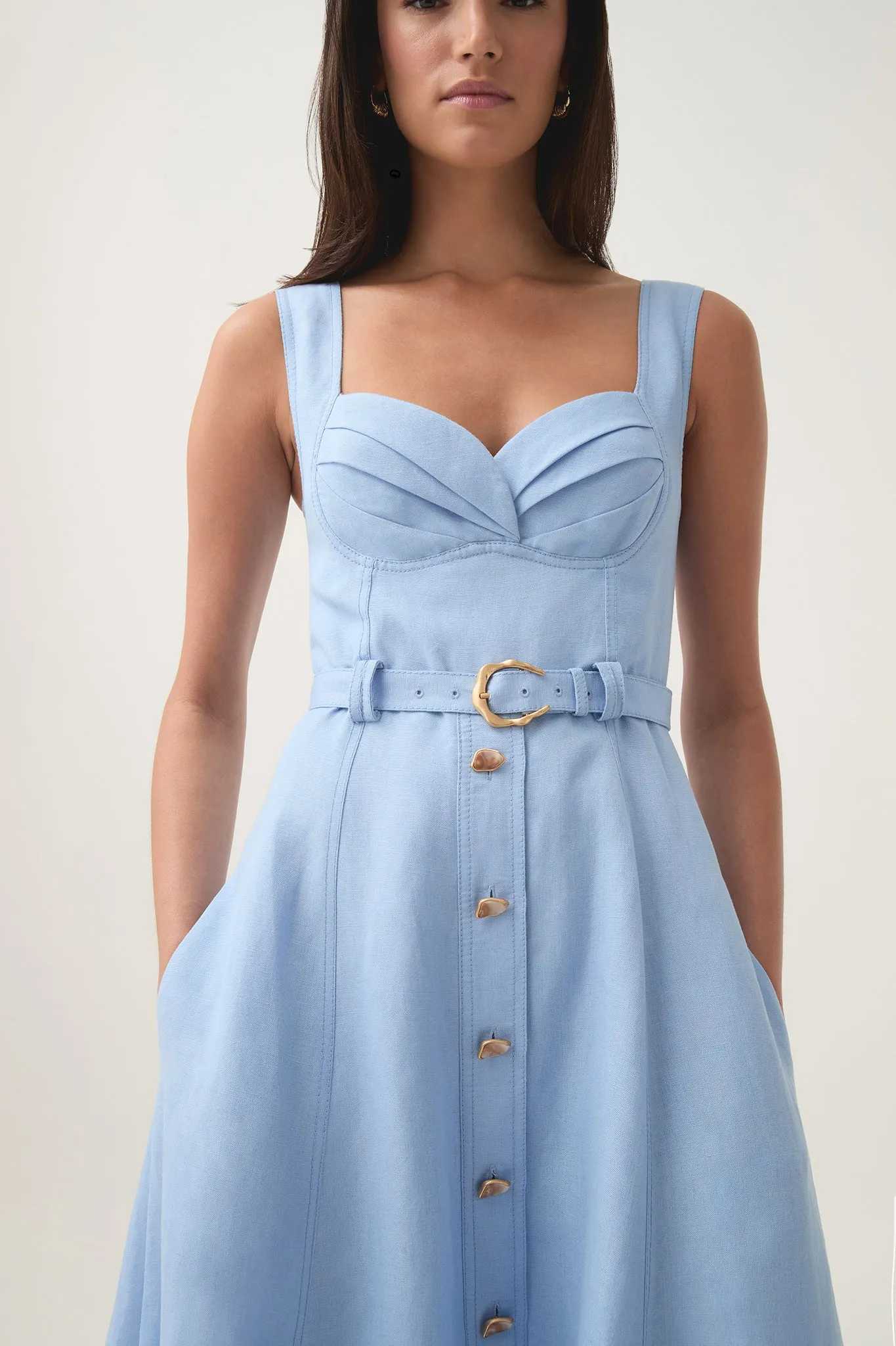 Primary Belted Midi Dress sold by Aje product image thumbnail 5