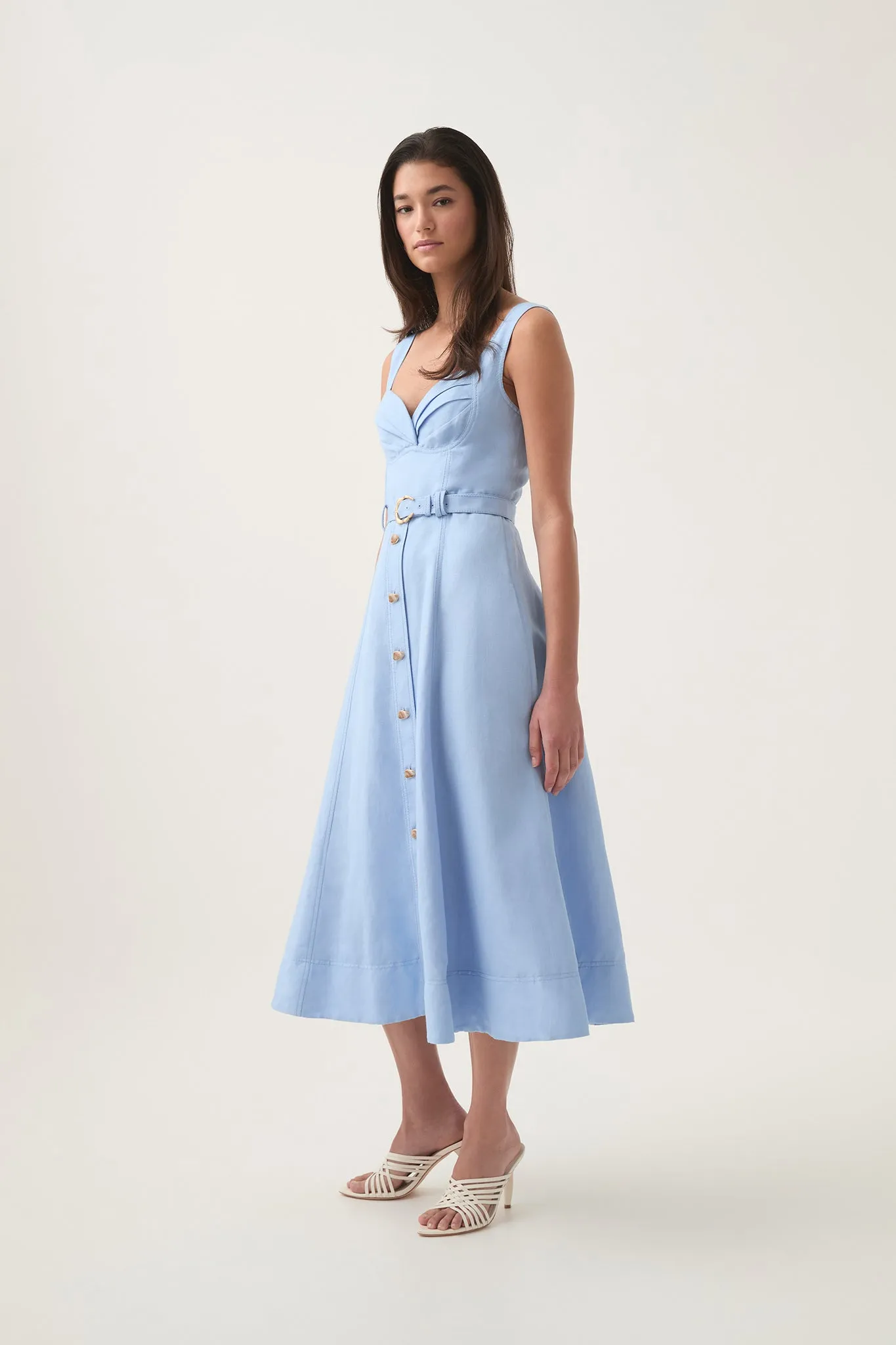 Primary Belted Midi Dress sold by Aje product image thumbnail 3