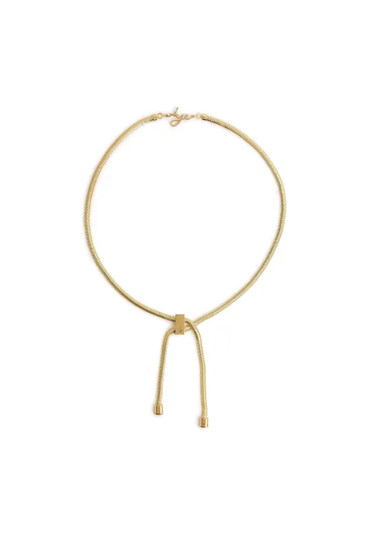 Lydie Logo Necklace sold by Aje