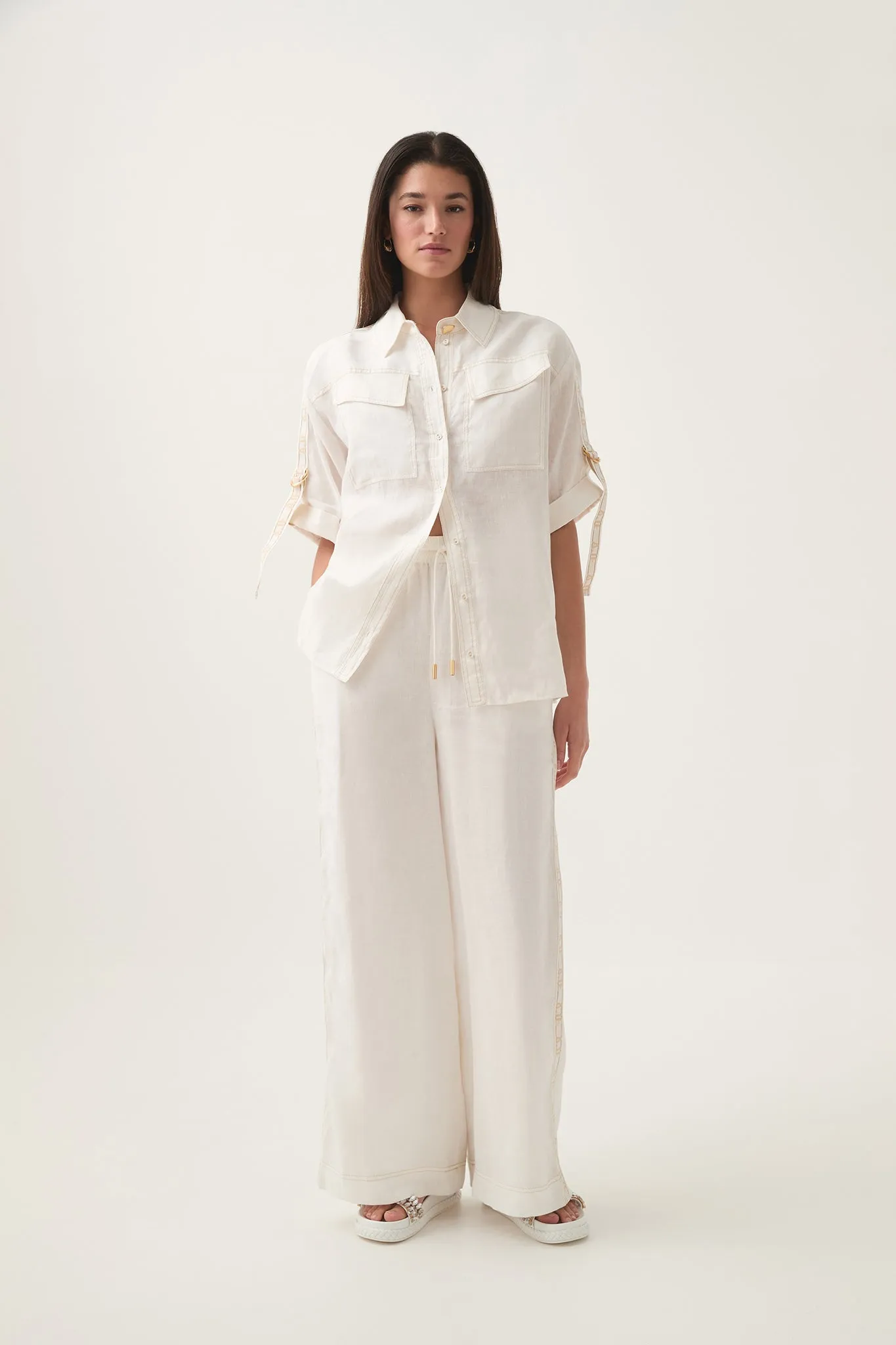 Imogen Logo Shirt sold by Aje