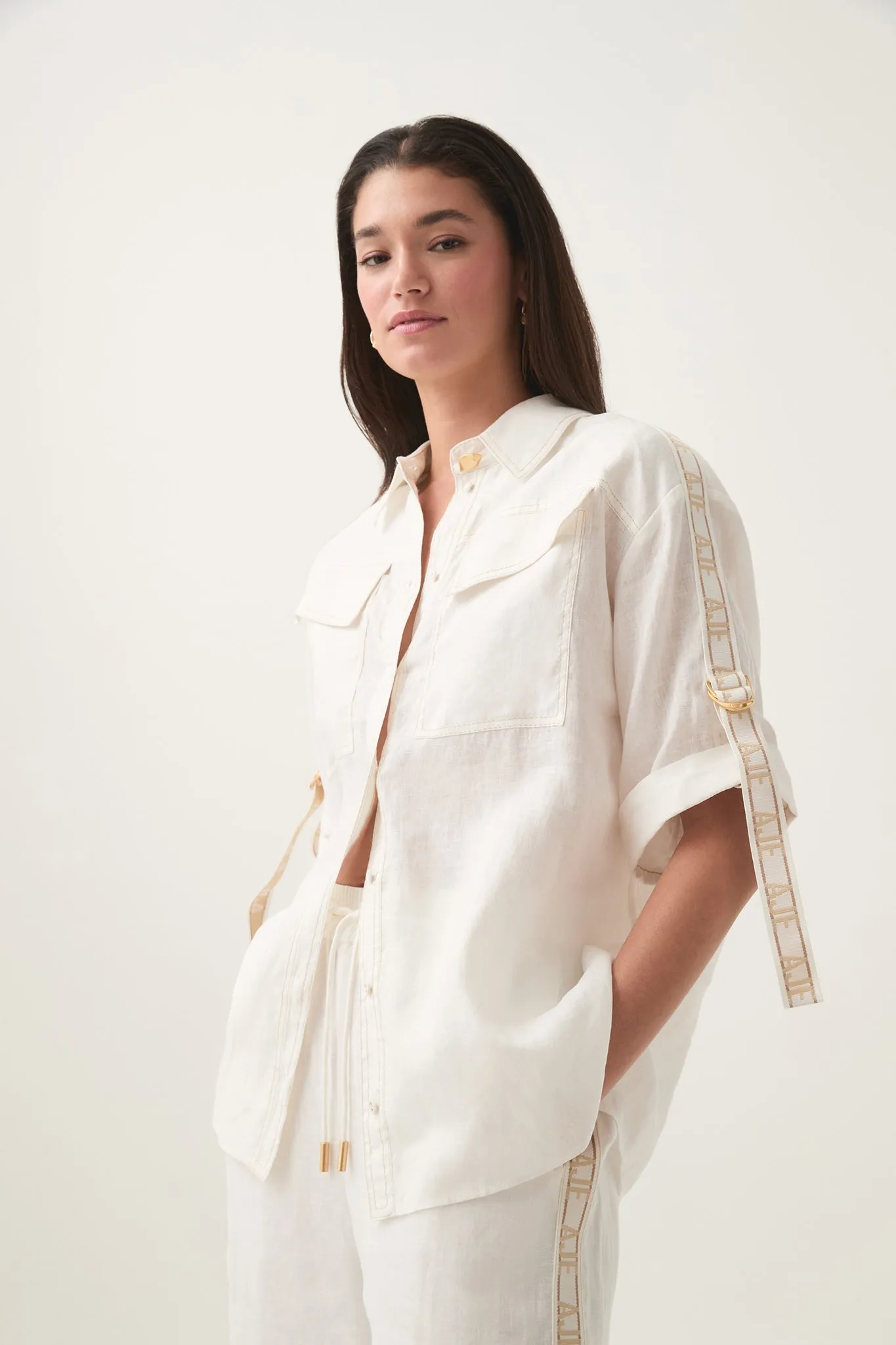 Imogen Logo Shirt sold by Aje product image thumbnail 4