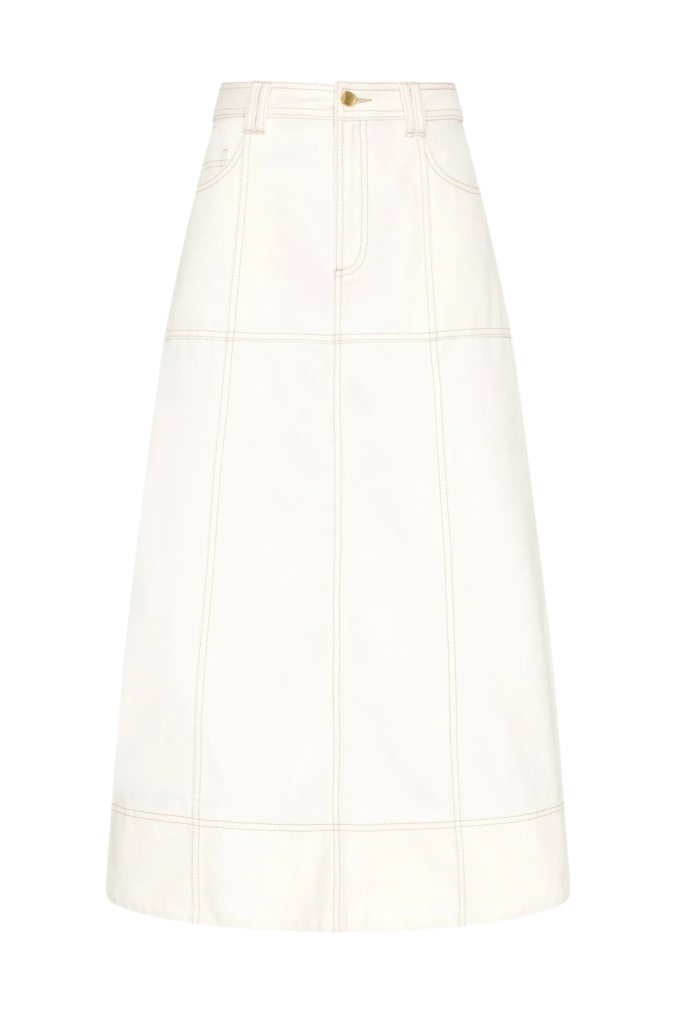 Emilie Denim Midi Skirt sold by Aje product image thumbnail 2