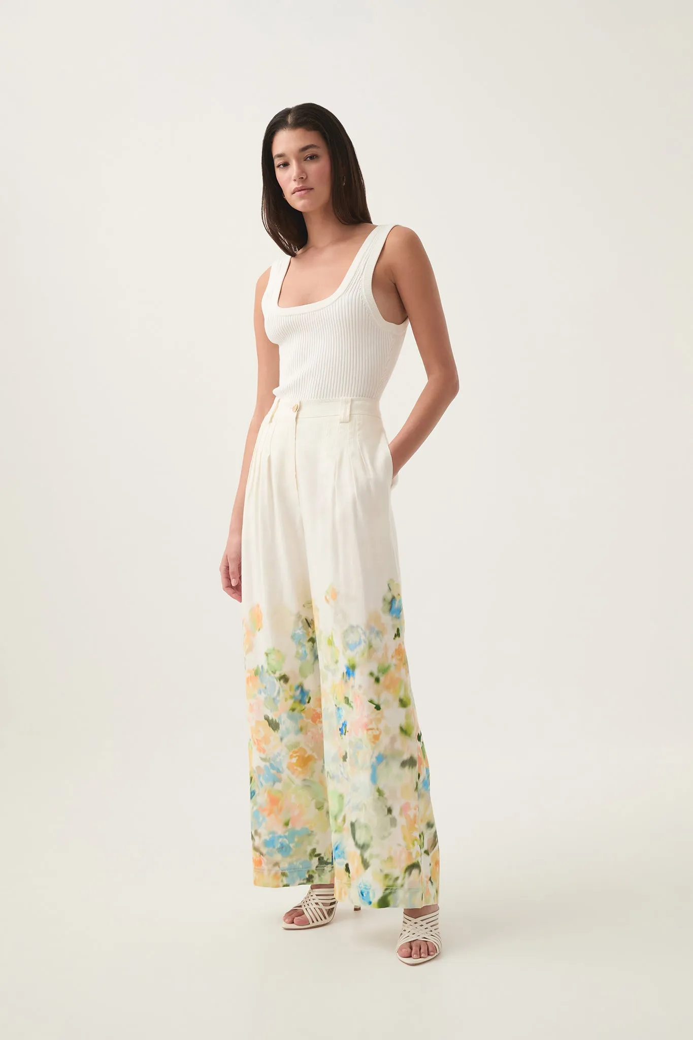 Dreamscape Pintucked Pant sold by Aje