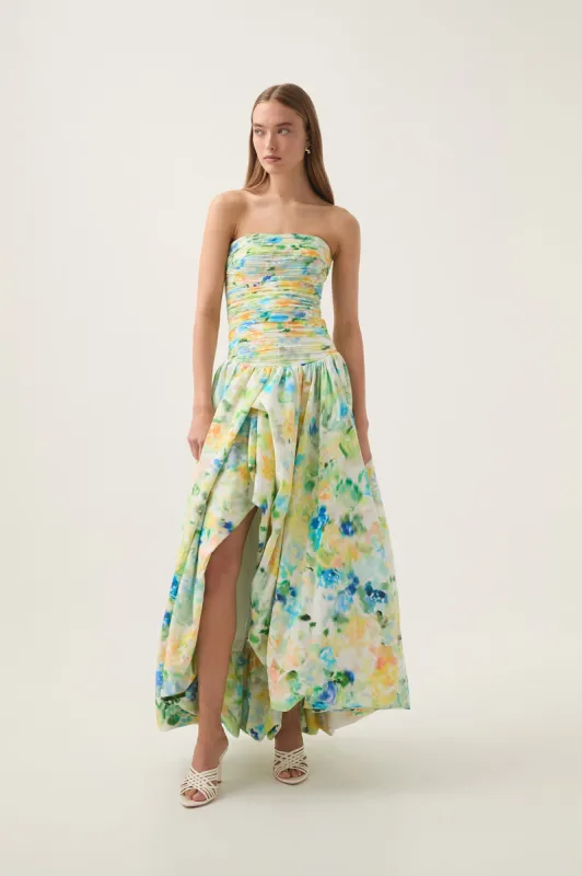 Violette Bubble Hem Maxi Dress sold by Aje