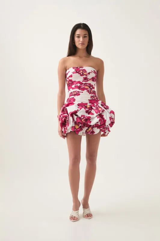 Violette Bubble Hem Mini Dress sold by Aje