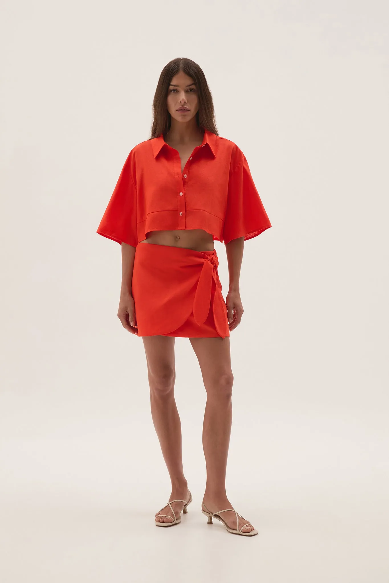 Airlie Cropped Shirt sold by Aje product image thumbnail 3
