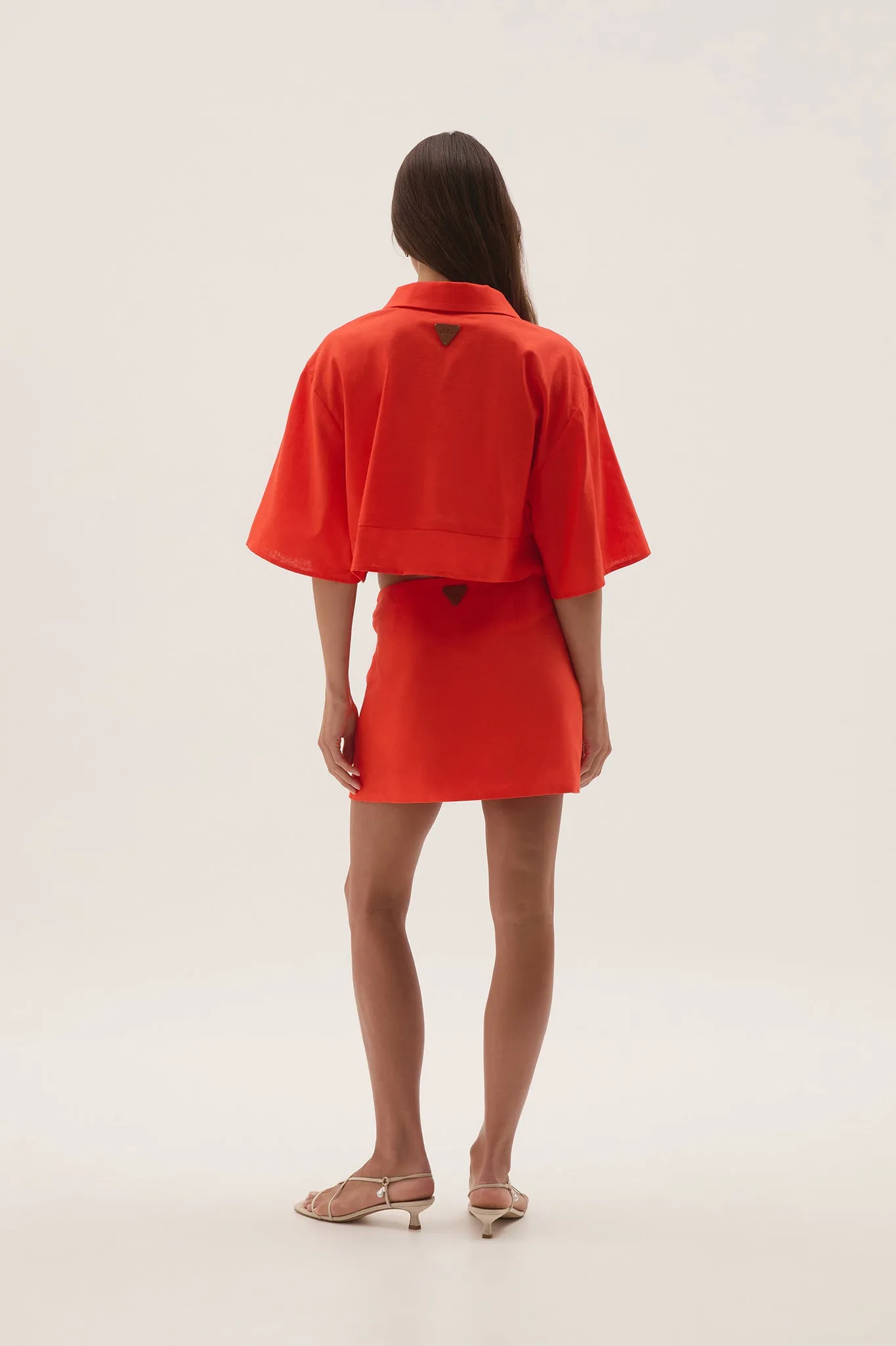 Airlie Cropped Shirt sold by Aje product image thumbnail 5