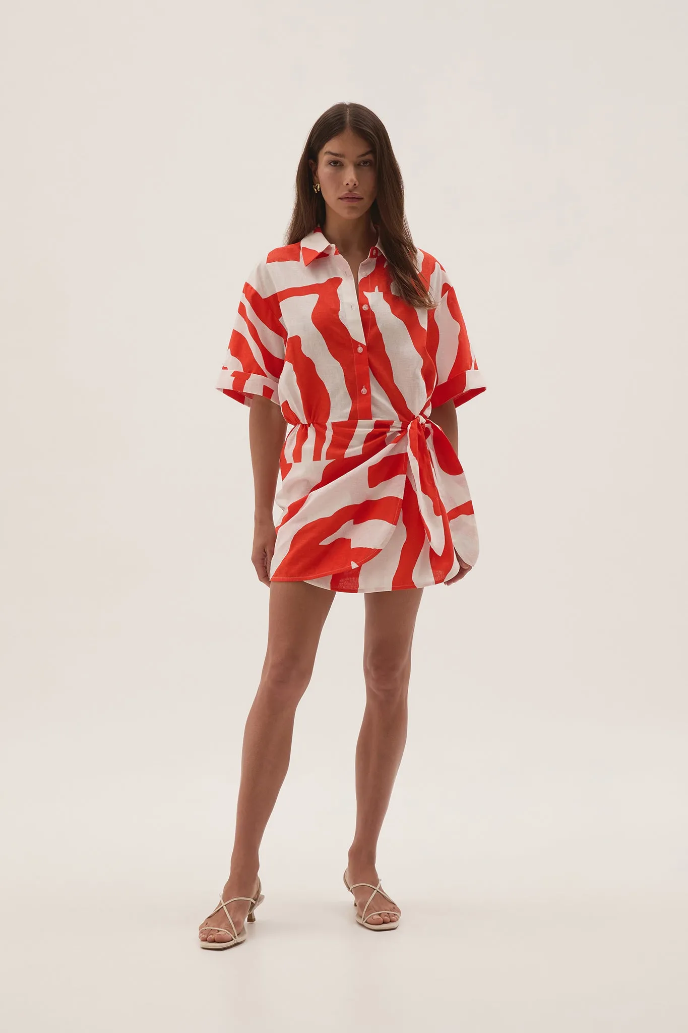 Airlie Mini Shirt Dress sold by Aje