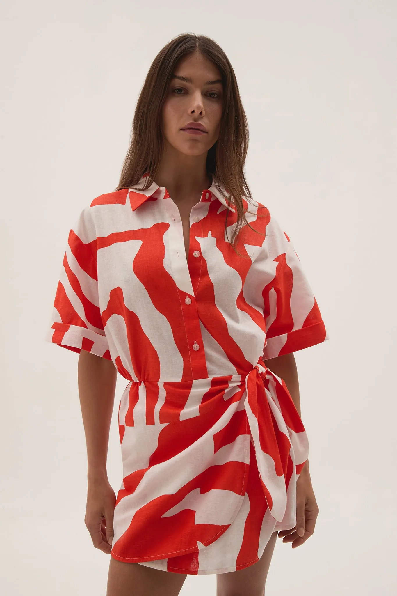 Airlie Mini Shirt Dress sold by Aje product image thumbnail 3