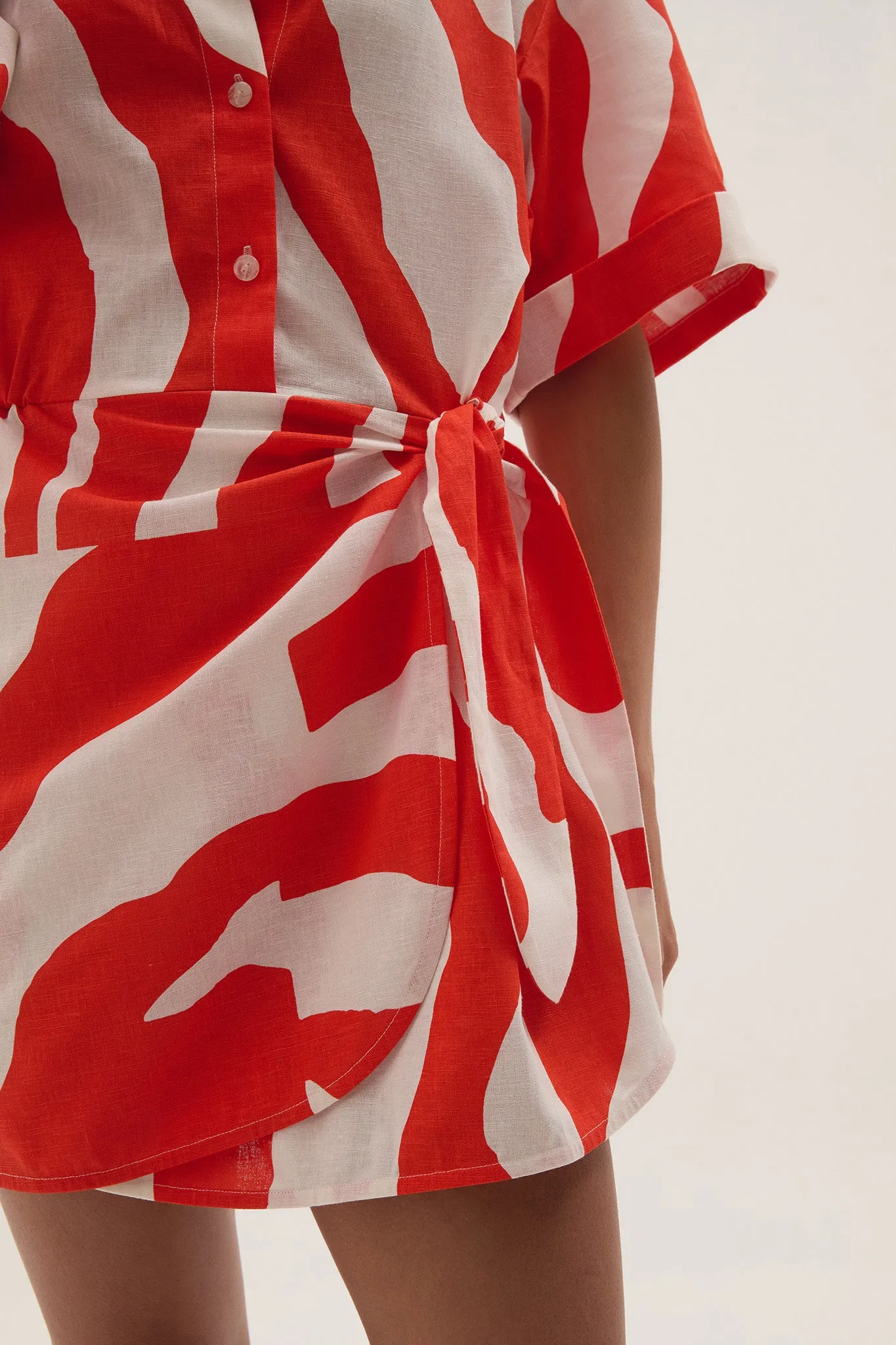 Airlie Mini Shirt Dress sold by Aje product image thumbnail 5