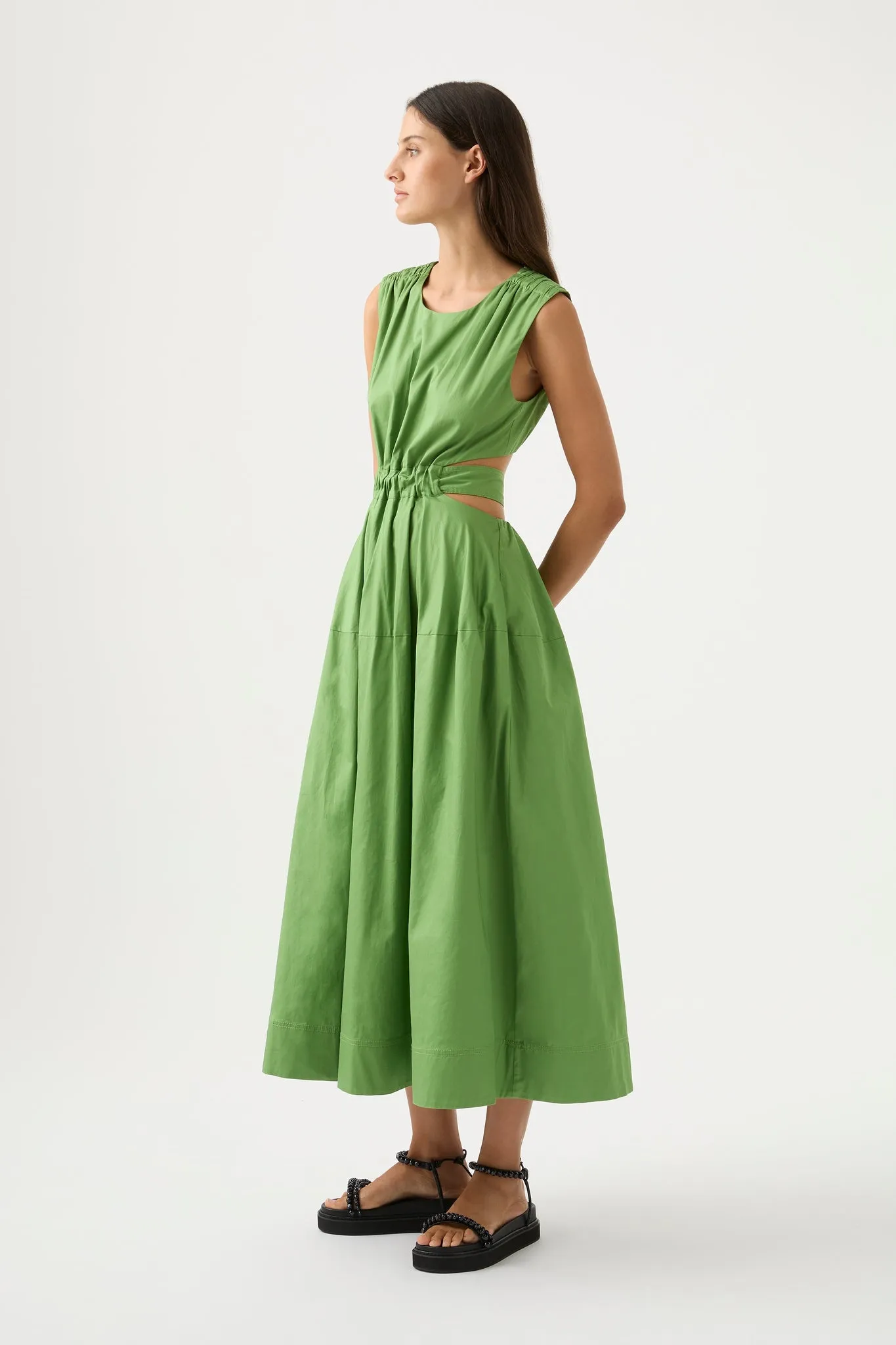 Zorina Tie Midi Dress sold by Aje product image thumbnail 3