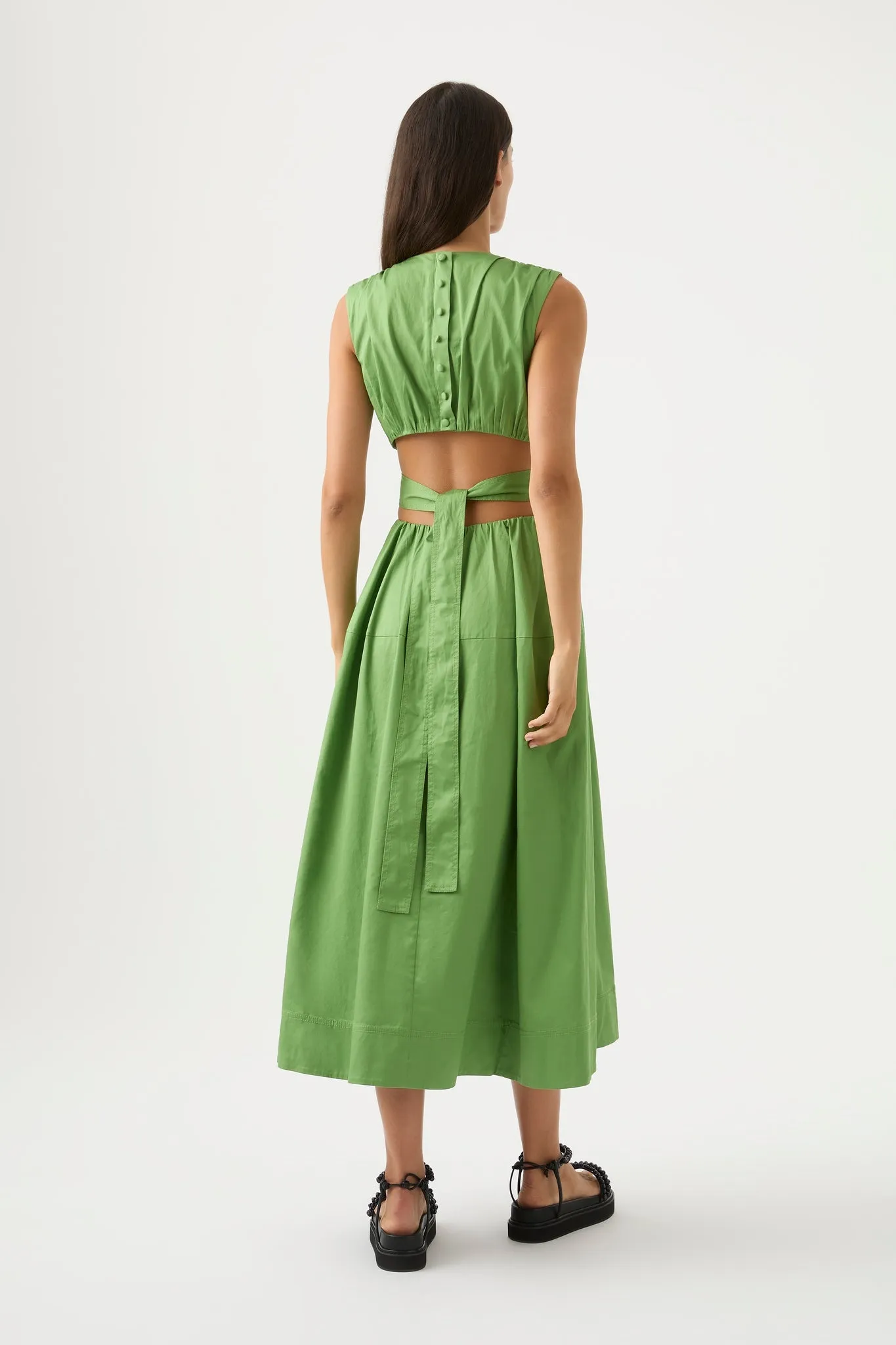 Zorina Tie Midi Dress sold by Aje product image thumbnail 5