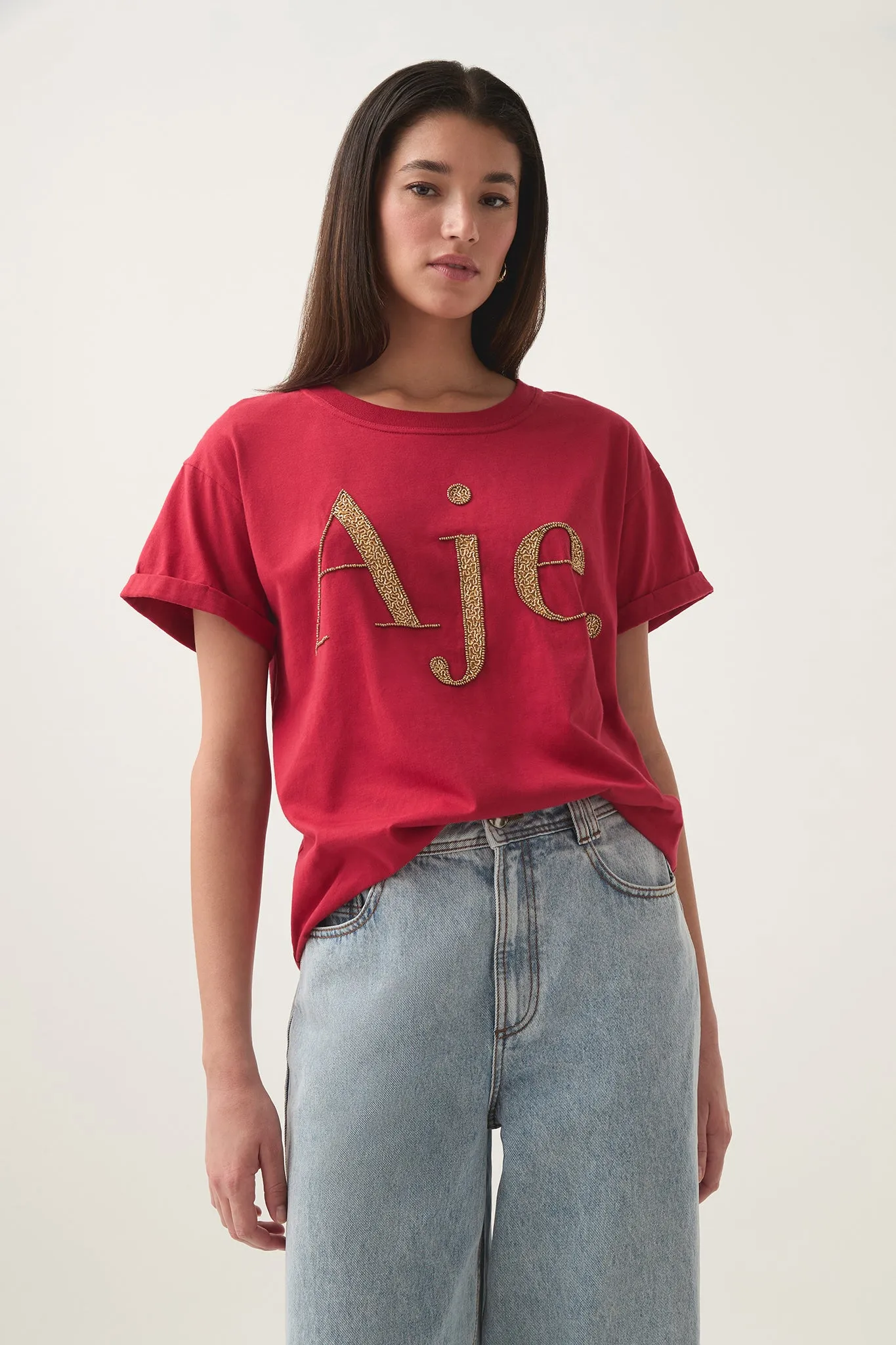 Within Embellished Logo Tee sold by Aje