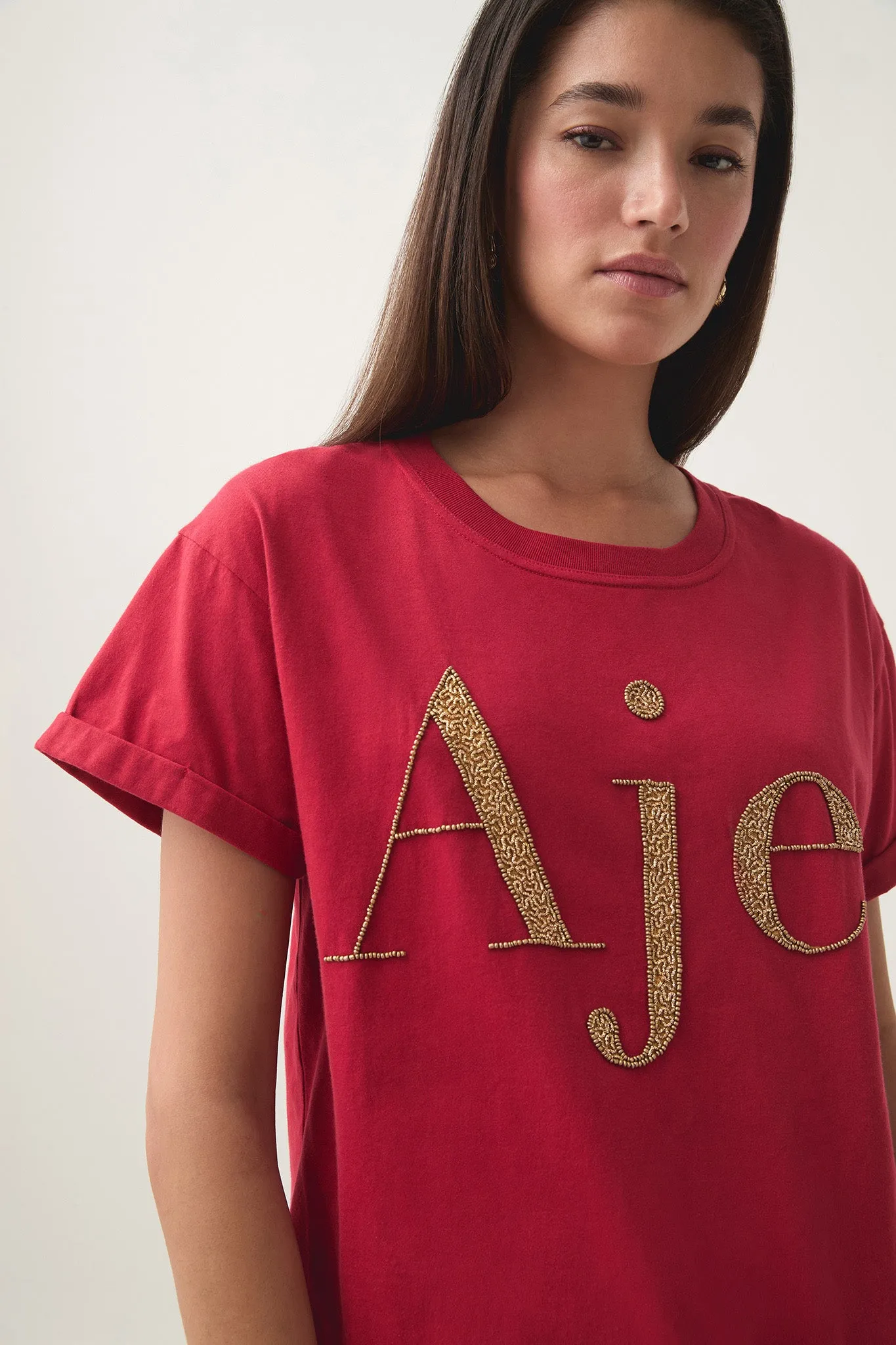 Within Embellished Logo Tee sold by Aje product image thumbnail 4