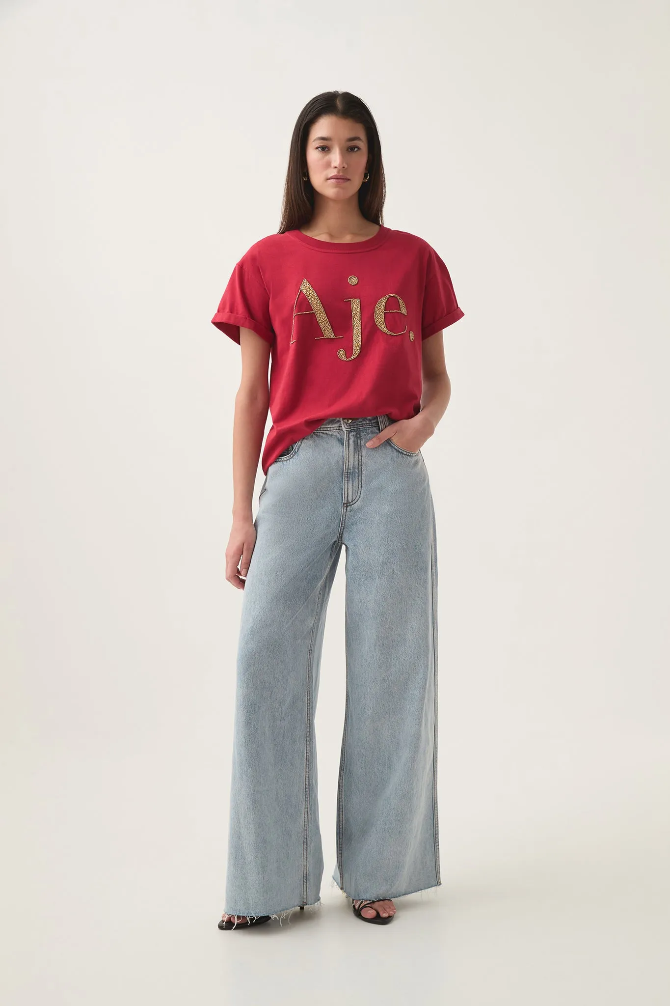 Within Embellished Logo Tee sold by Aje product image thumbnail 3