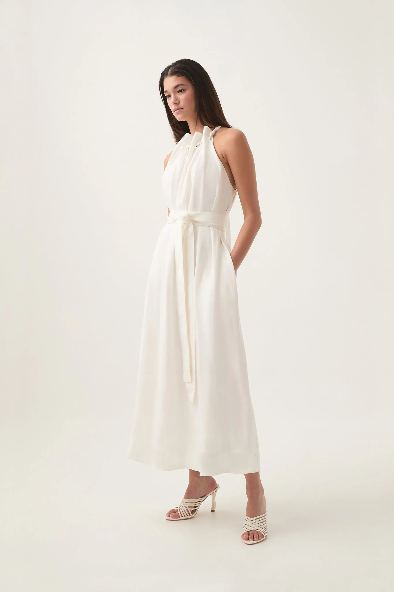 Mariel Trapeze Midi Dress sold by Aje product image thumbnail 4