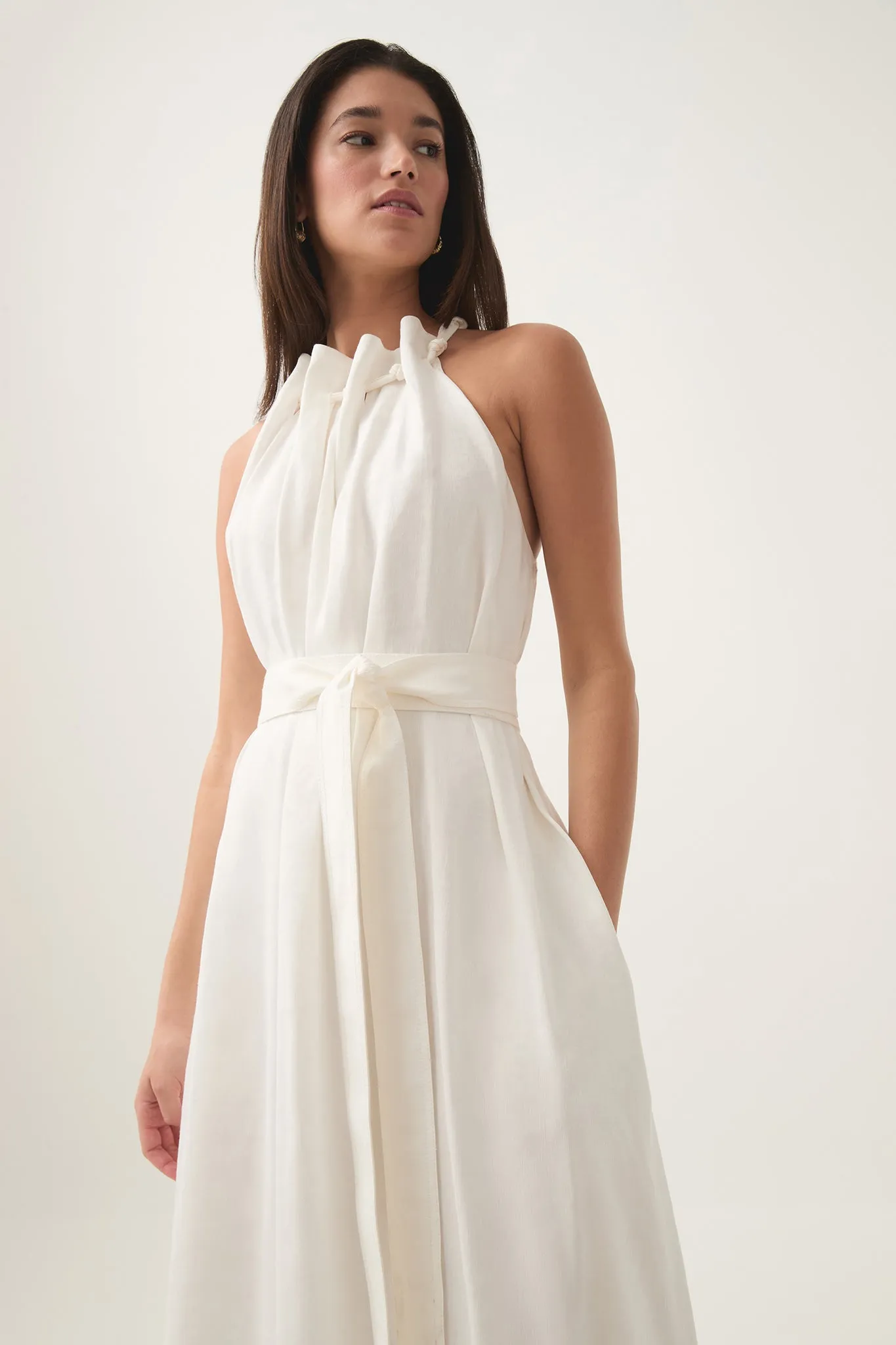 Mariel Trapeze Midi Dress sold by Aje product image thumbnail 3