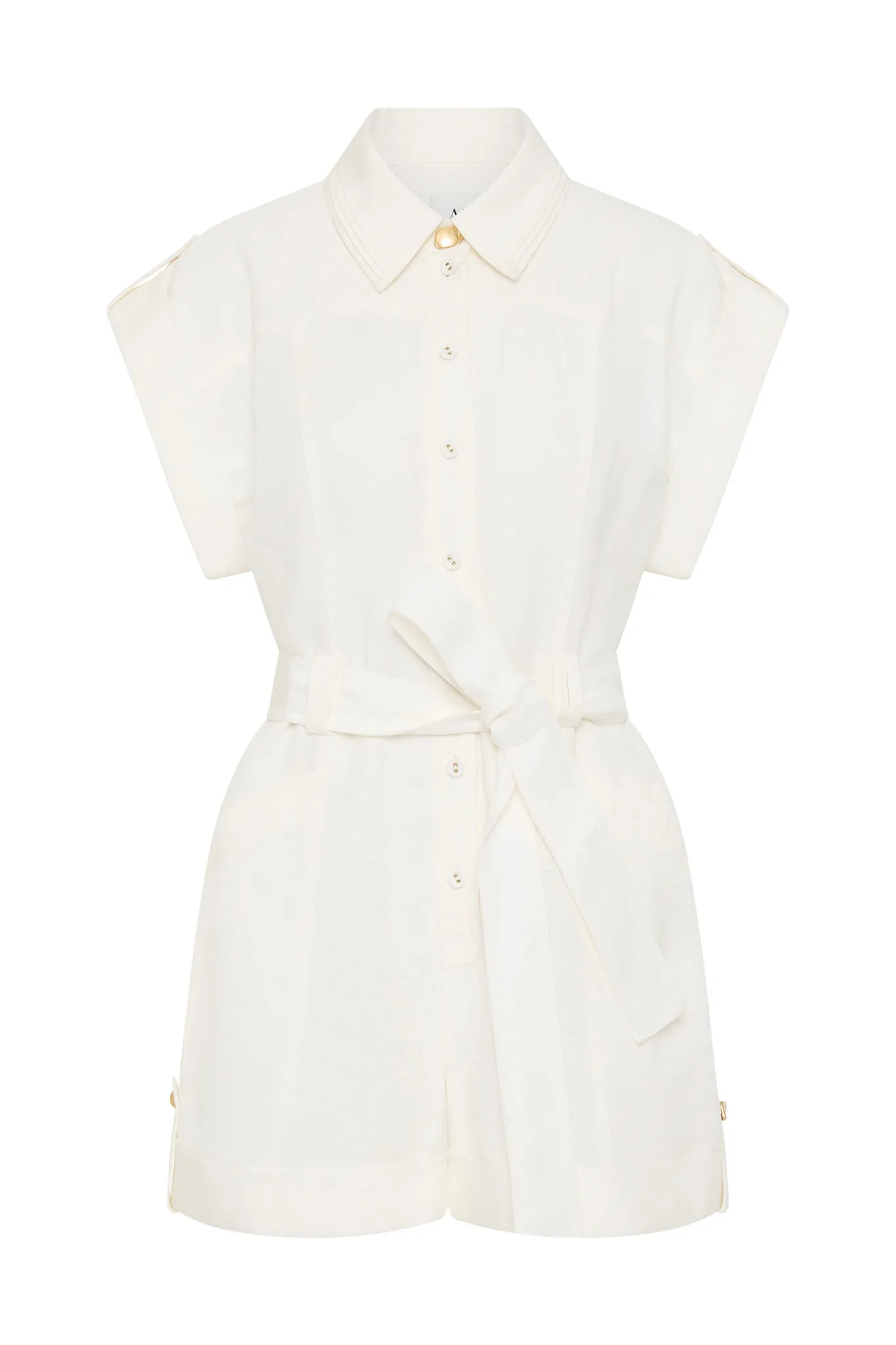 Calista Linen Playsuit sold by Aje product image thumbnail 2